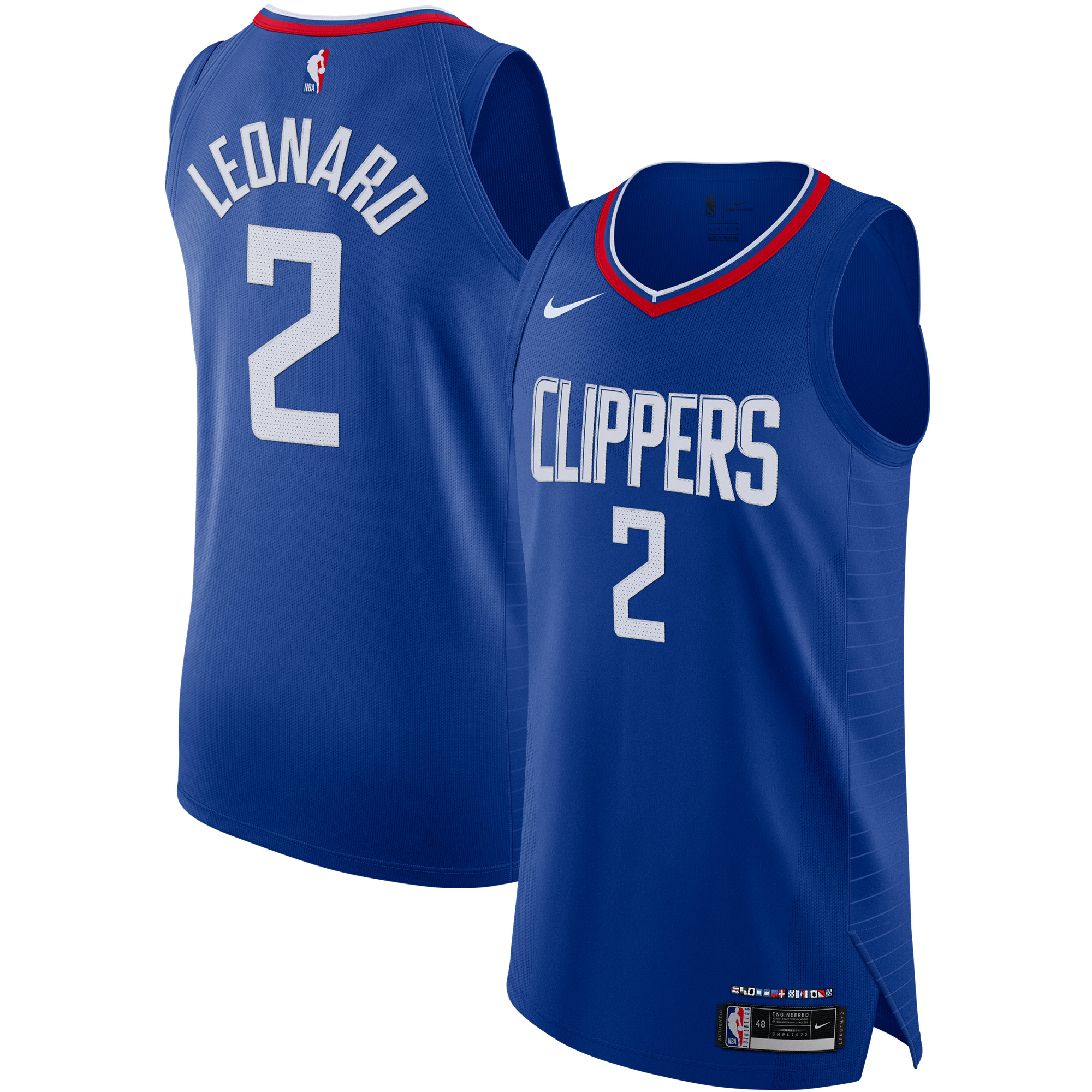 Nike Kawhi Leonard Clippers Authentic Jersey - Premium 2020/21 Icon Edition