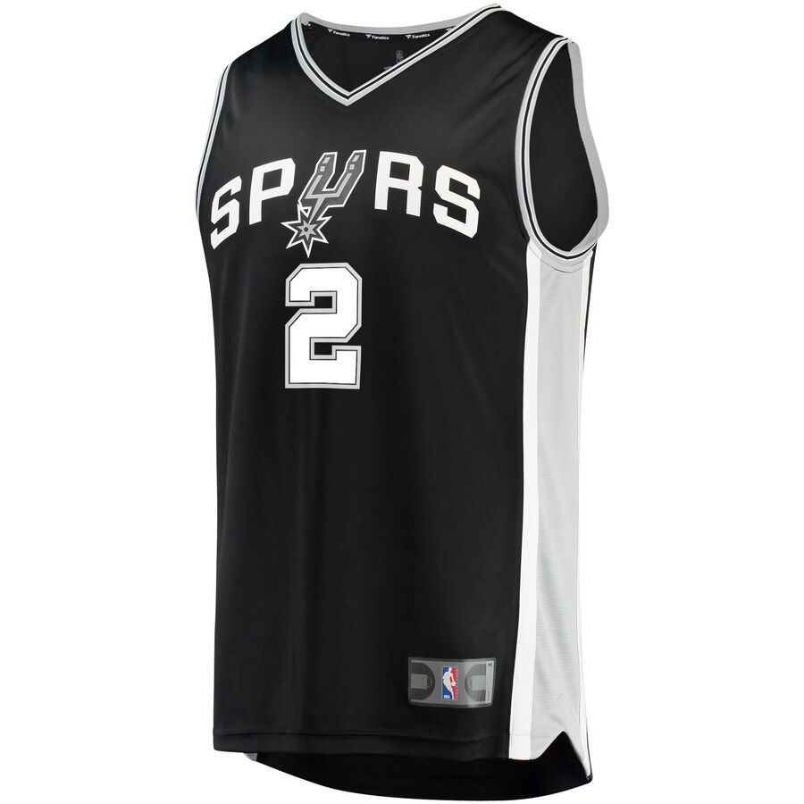 Kawhi Leonard Youth Spurs Jersey Black - Ultimate #2 Replica