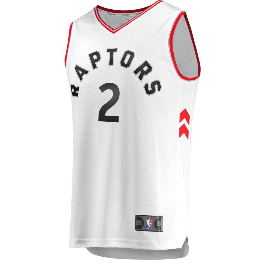 Kawhi Leonard Toronto Raptors Fanatics Branded Fast Break Replica Jersey White – Association Edition