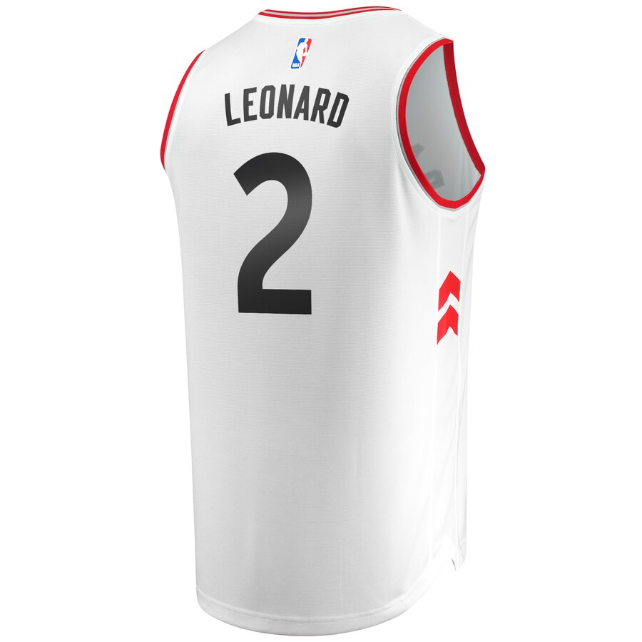 Kawhi Leonard Toronto Raptors Fanatics Branded Fast Break Replica Jersey White – Association Edition