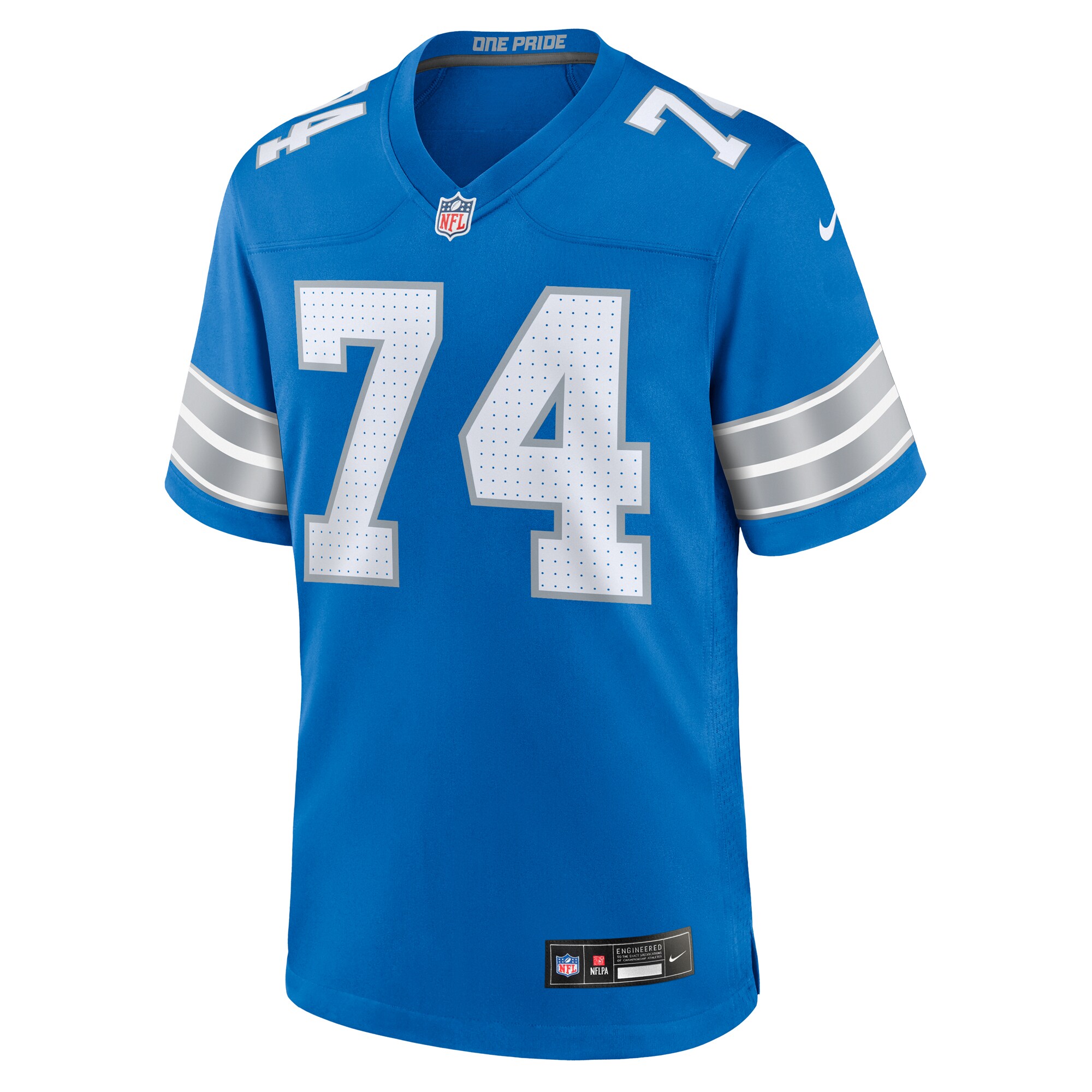 Kayode Awosika Detroit Lions Nike Team Game Jersey -  Blue