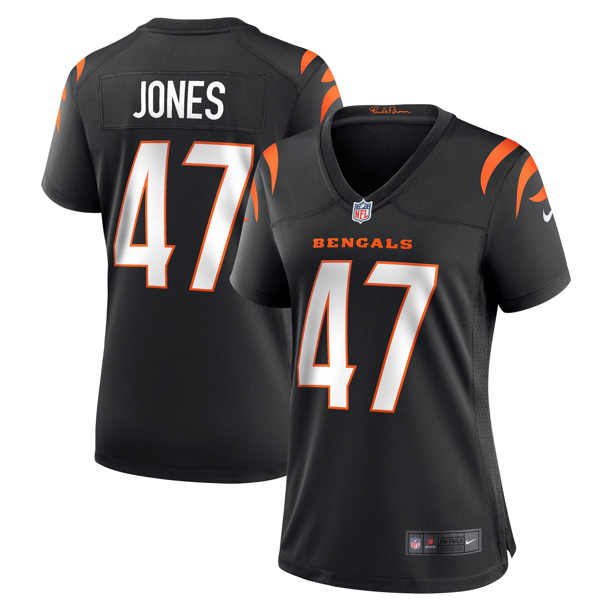 Keandre Jones Cincinnati Bengals Nike Women's Game Jersey - Black