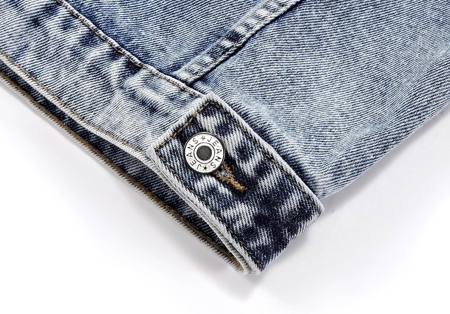 Kedera Womens Basic Button Down Vintage Black Long Sleeves Denim Jean Jacket Jacket for Women