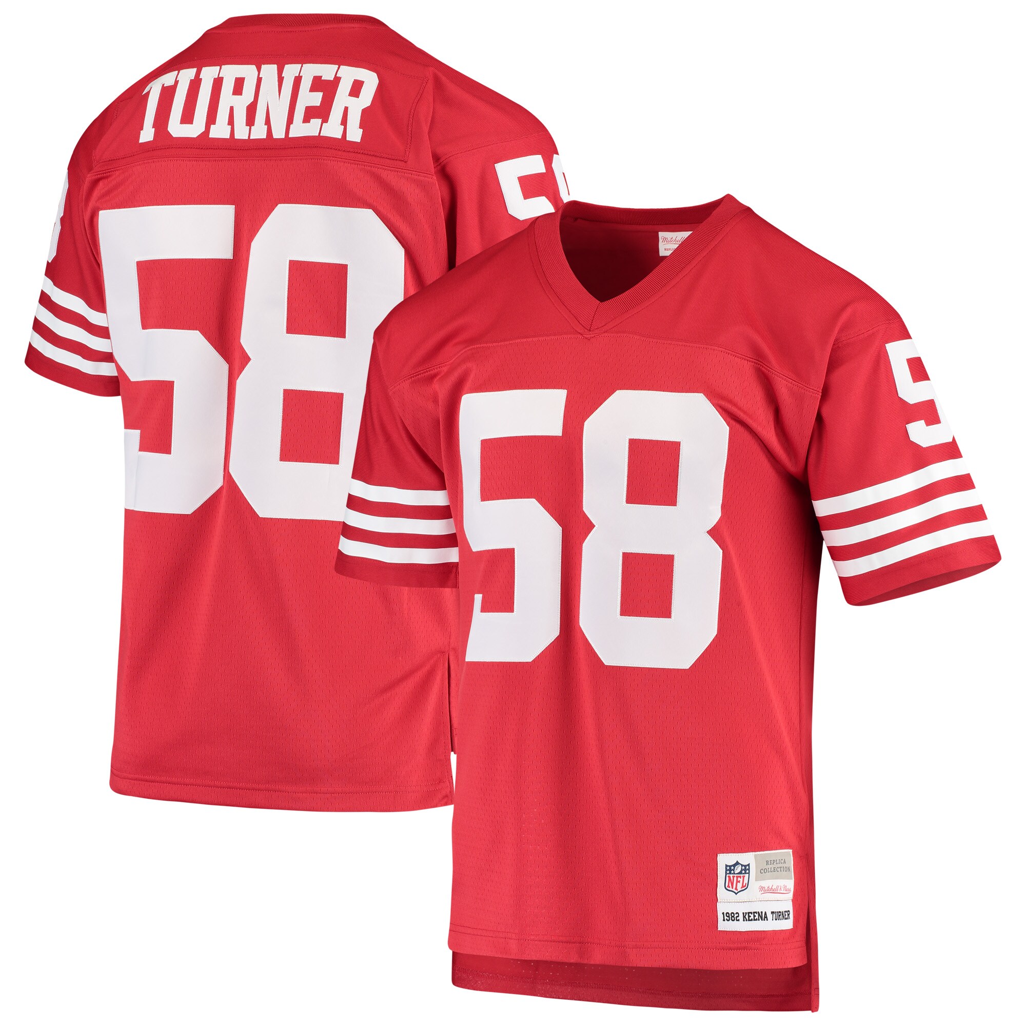 Keena Turner San Francisco  Mitchell & Ness 1982 Replica Legacy Throwback Player Jersey - Scarlet