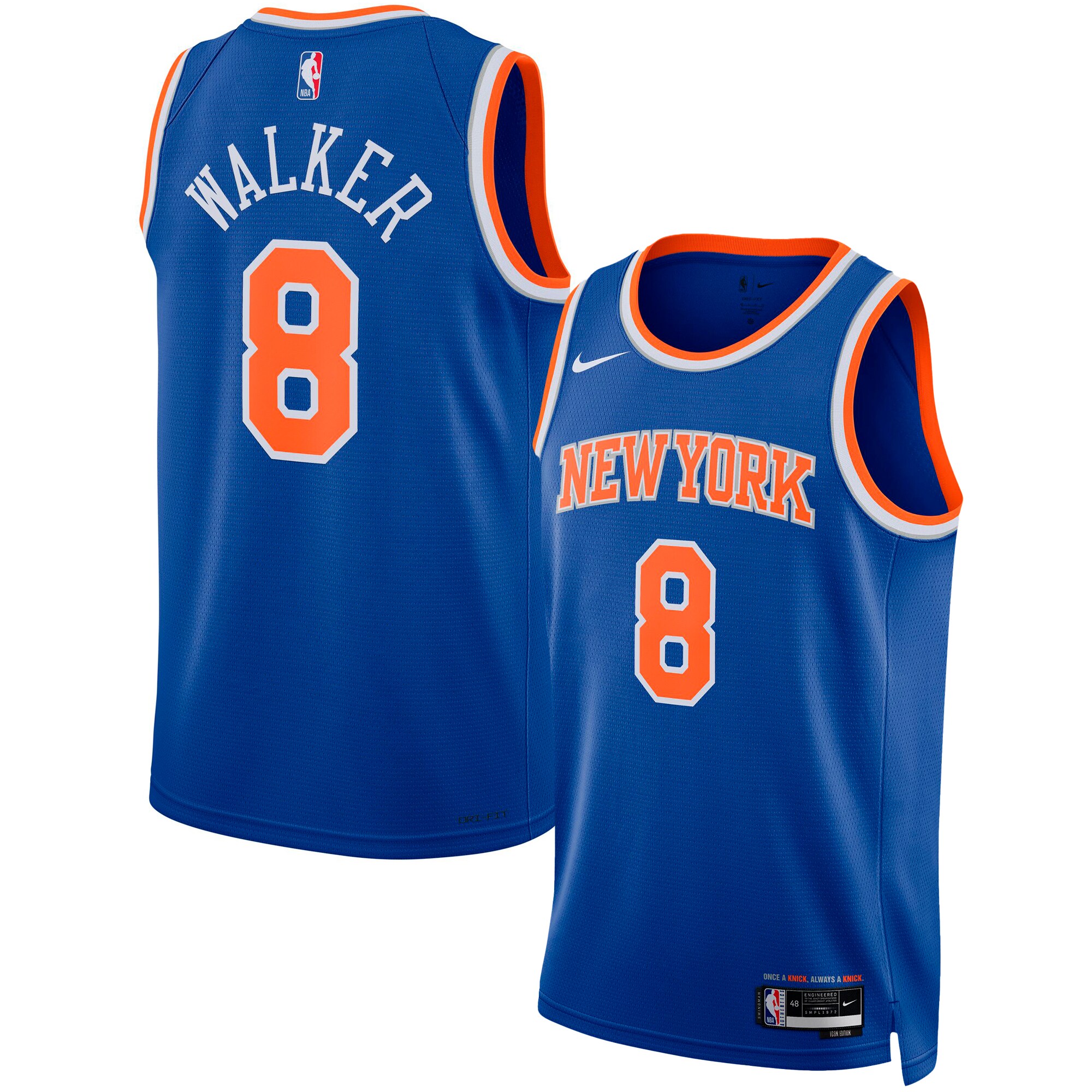 Nike Kemba Walker Knicks Jersey #8 - Ultimate Fan Edition 2024