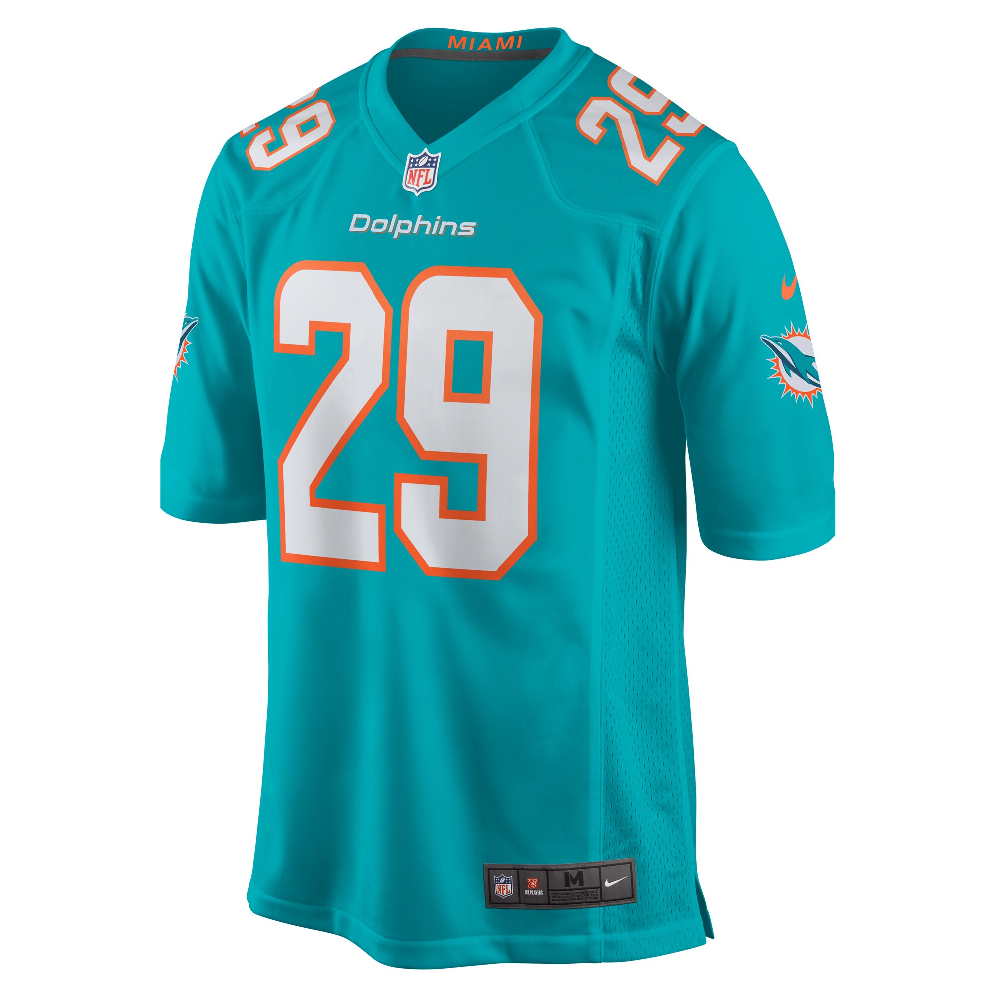 Kendall Fuller Miami Dolphins Nike  Game Jersey -  Aqua