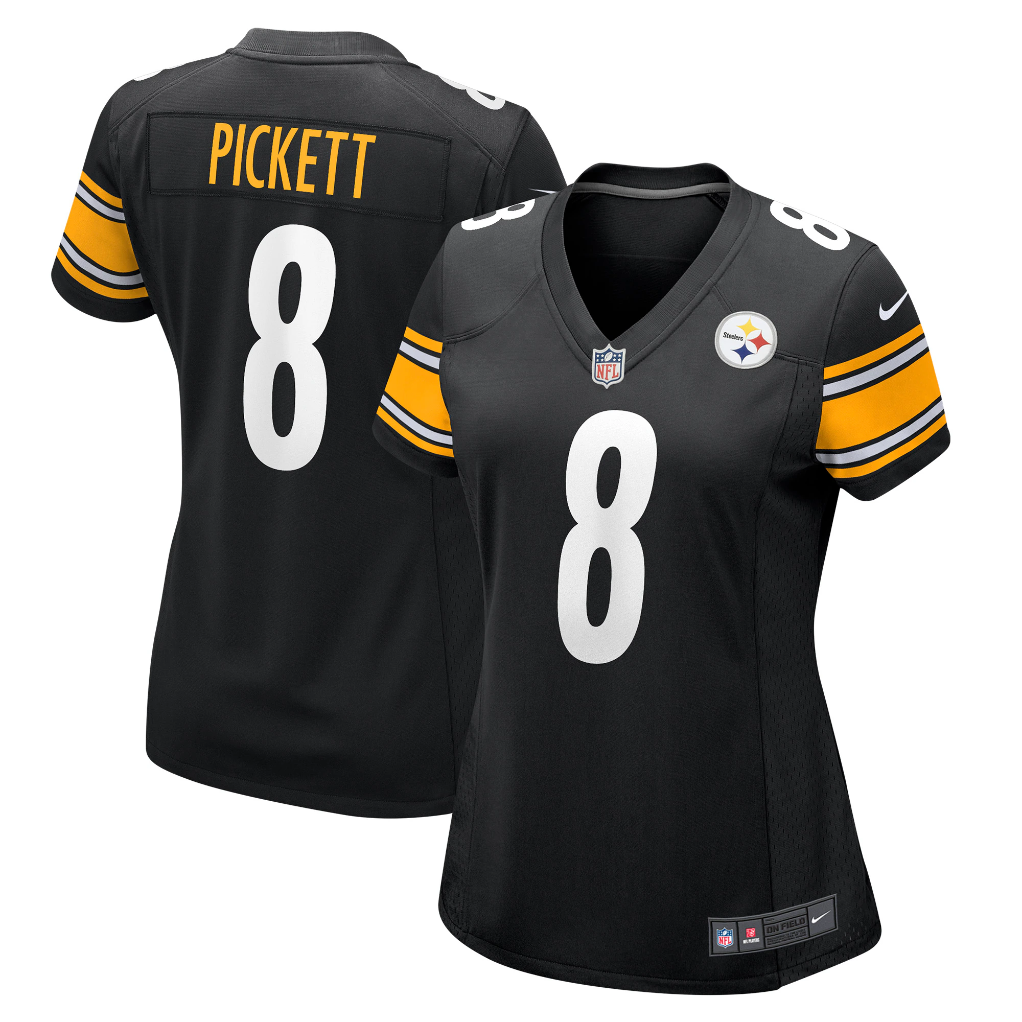 Kenny Pickett Pittsburgh Steelers Nike Women's Game Jersey - Black
