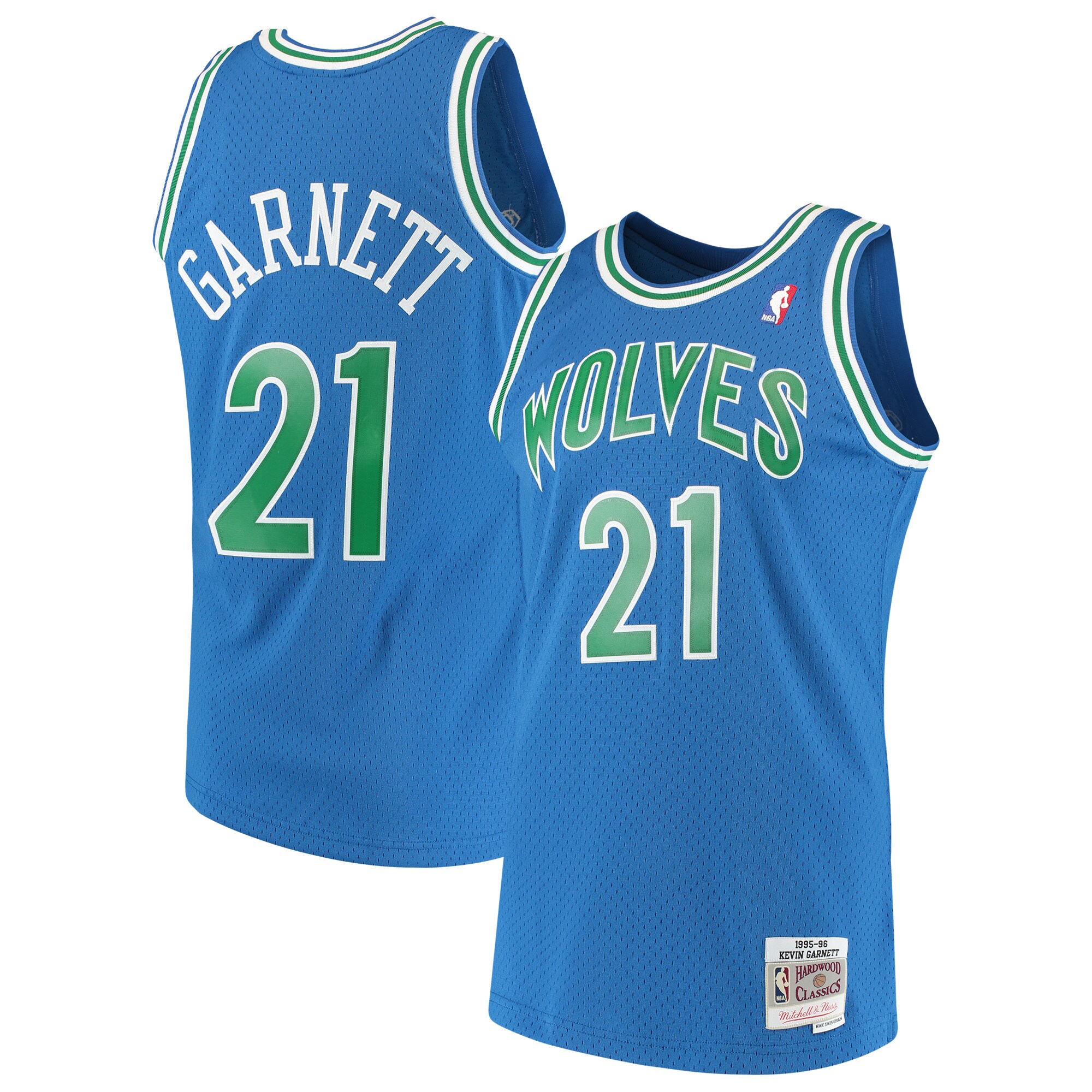 Mitchell & Ness Kevin Garnett Timberwolves 1995-96 Premium Swingman Jersey