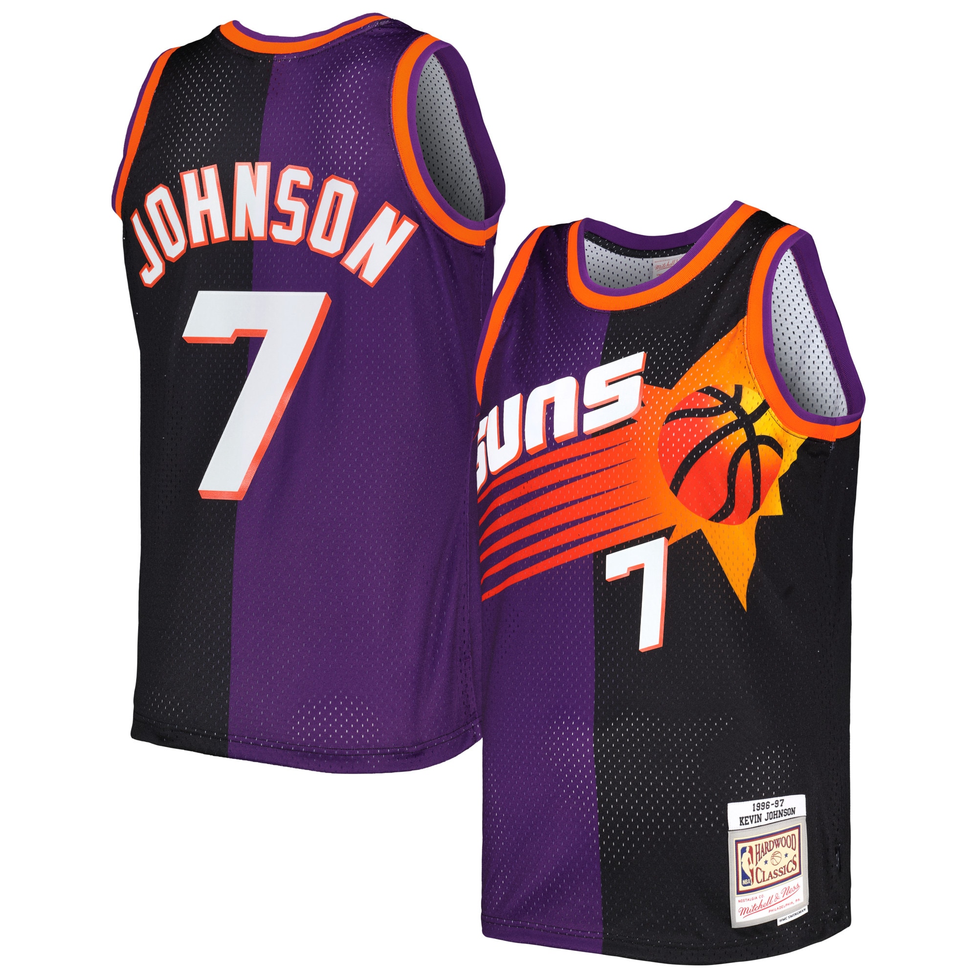 Kevin Johnson Split Swingman Jersey - Mitchell & Ness Ultimate 1996/97