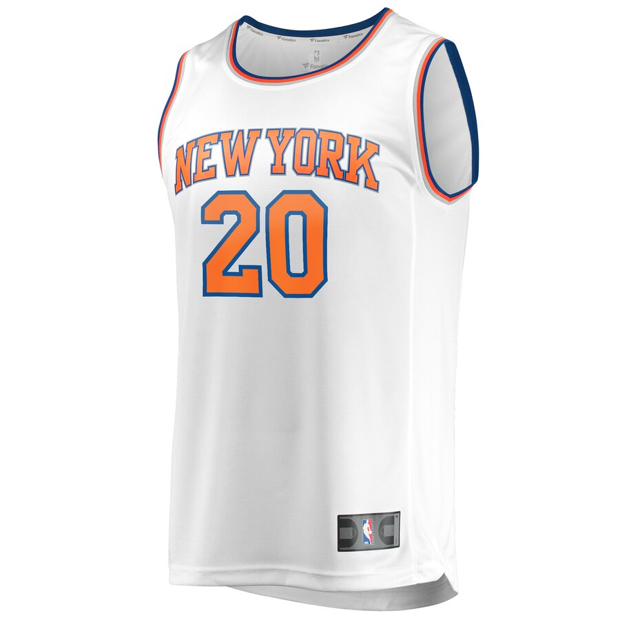 Fanatics Kevin Knox II Knicks Youth Jersey – Premium White Replica #20