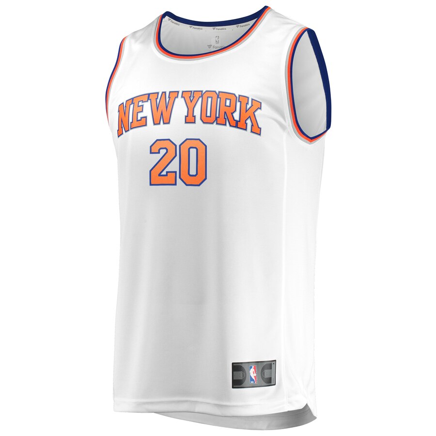 Fanatics Branded Kevin Knox Knicks White Jersey #20 - Ultimate Fan Gear