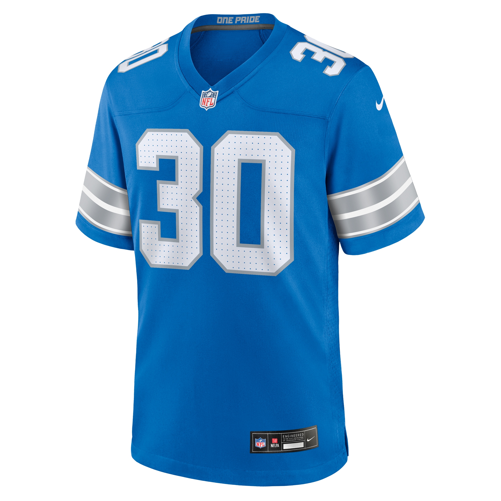 Khalil Dorsey Detroit Lions Nike Team Game Jersey -  Blue