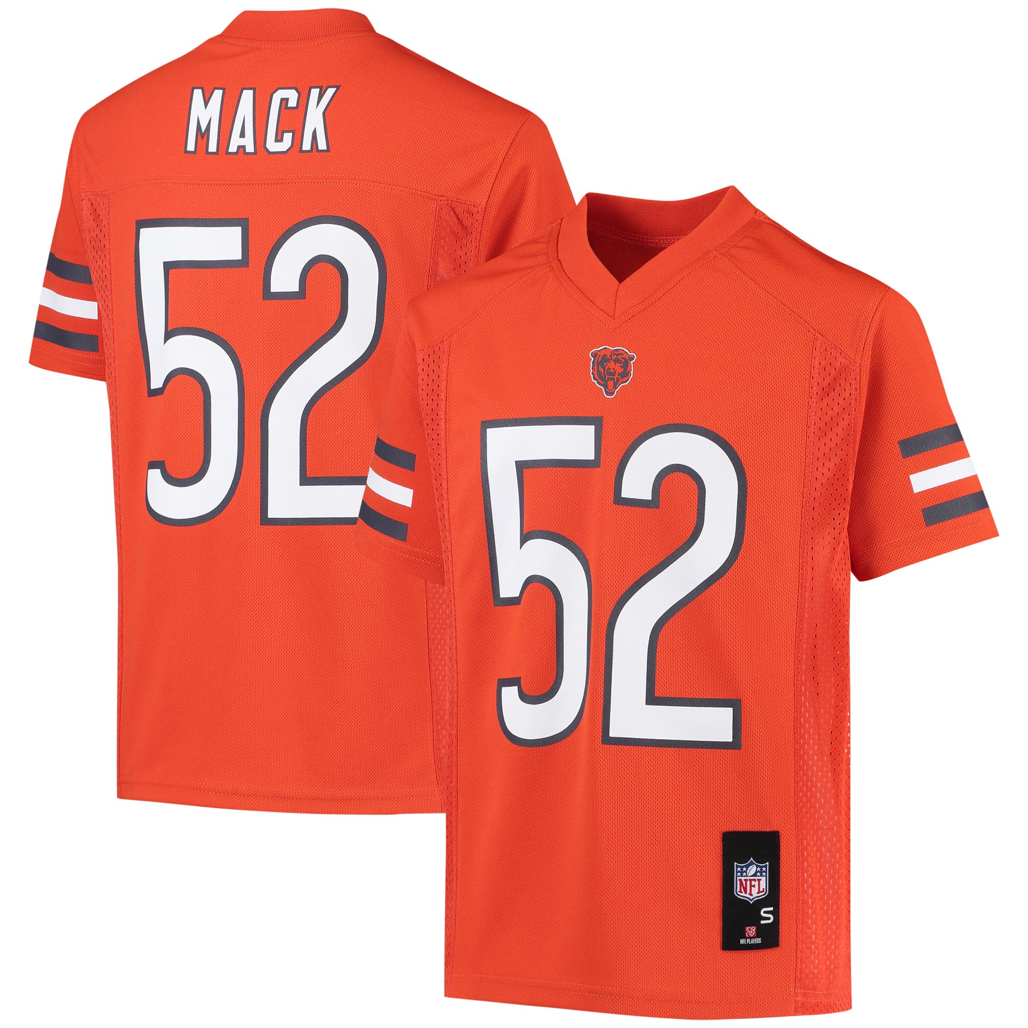 Khalil Mack Chicago Bears Youth Replica Player Jersey - Orange