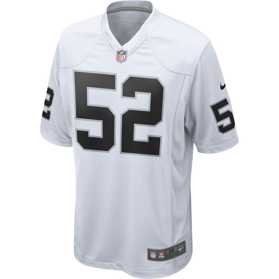 Khalil Mack Las Vegas Raiders Nike Game Jersey - White