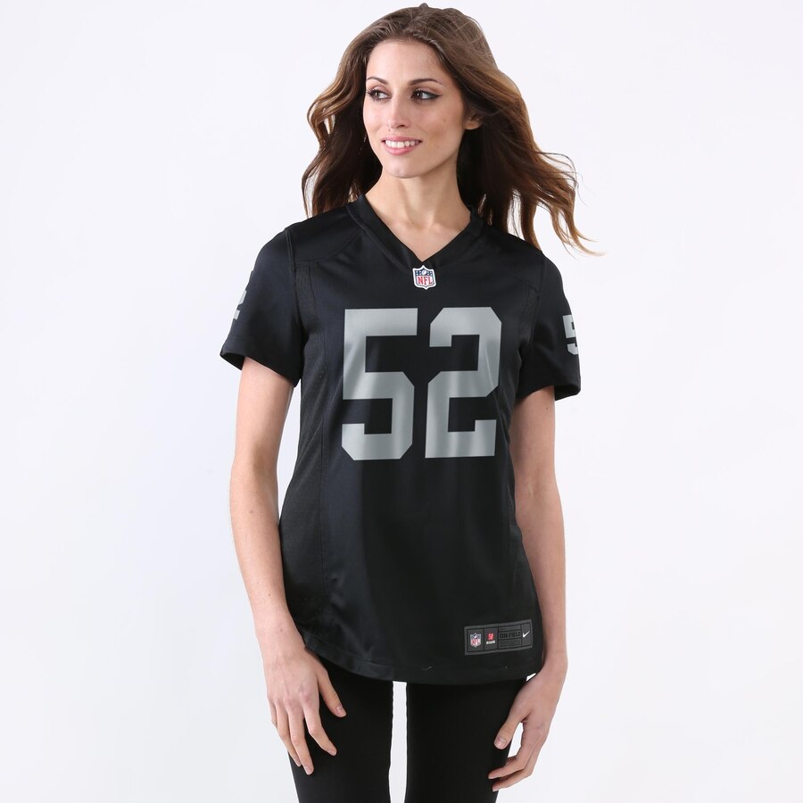 Khalil Mack Las Vegas Raiders Nike Women's Game Jersey - Black