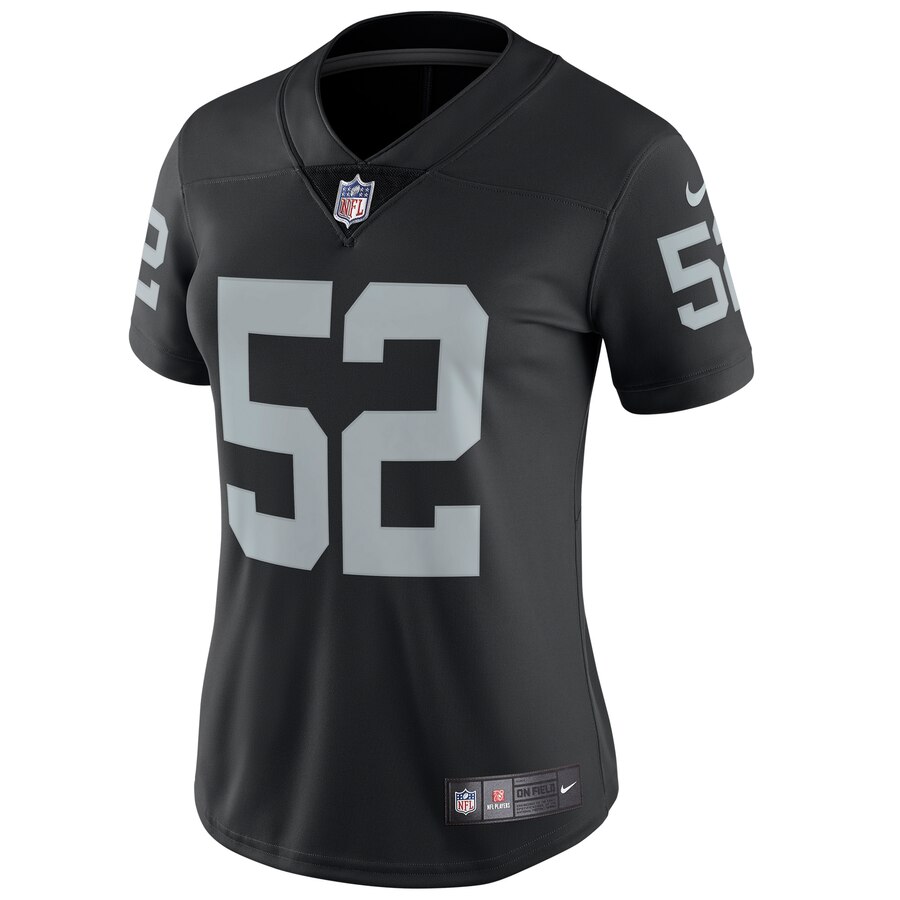 Khalil Mack Las Vegas Raiders Nike Women's Vapor Untouchable Limited Player Jersey - Black