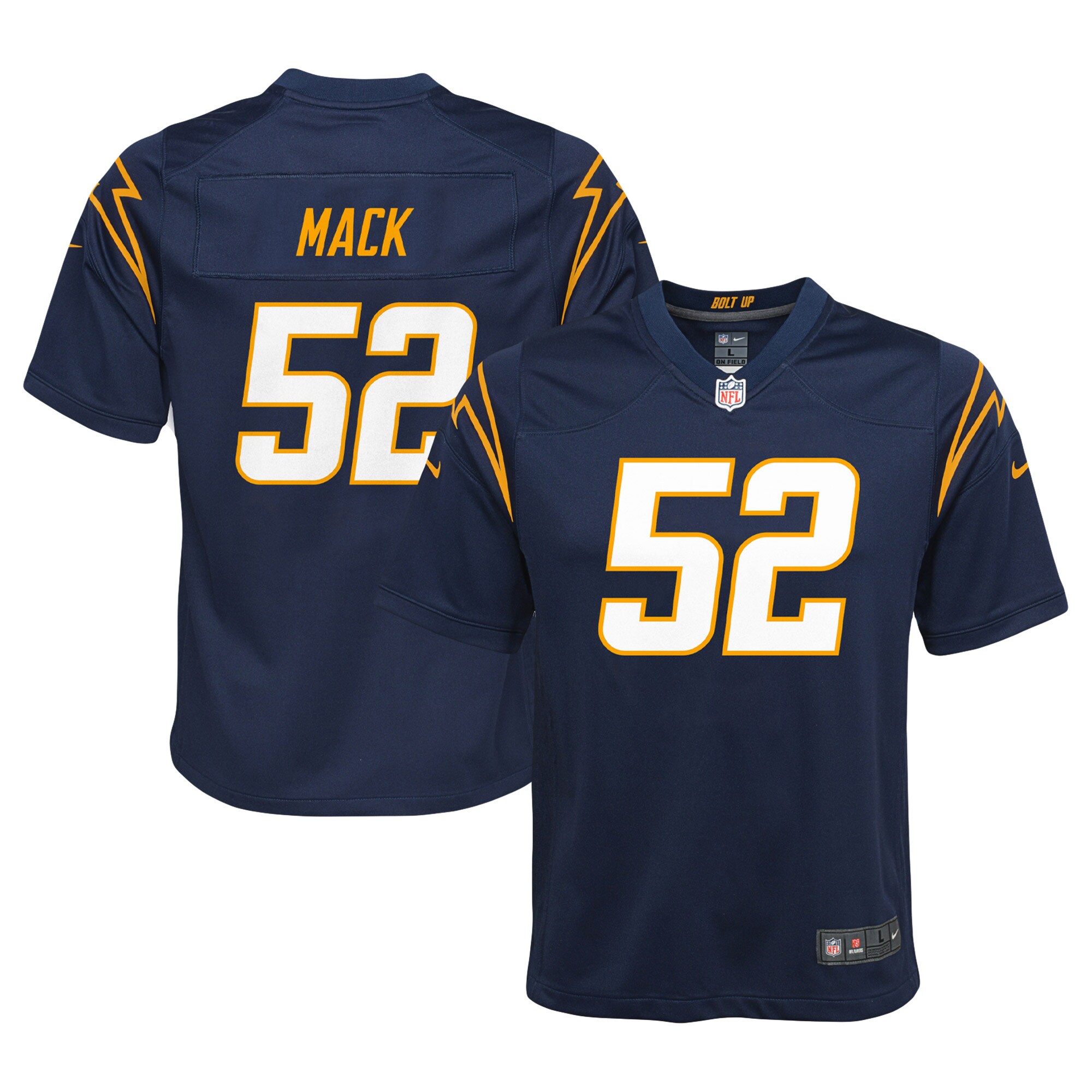 Khalil Mack Los Angeles Chargers Nike Youth Alternate Game Jersey - Navy