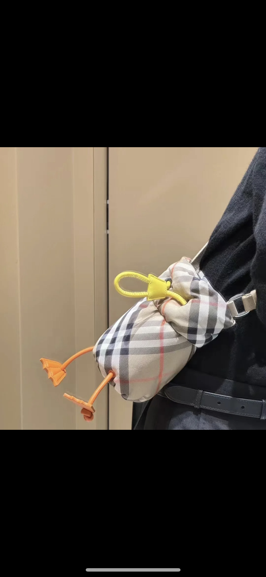 Kids Beige Duck Bottle Holder Bag by Burberry  Burberry  01359