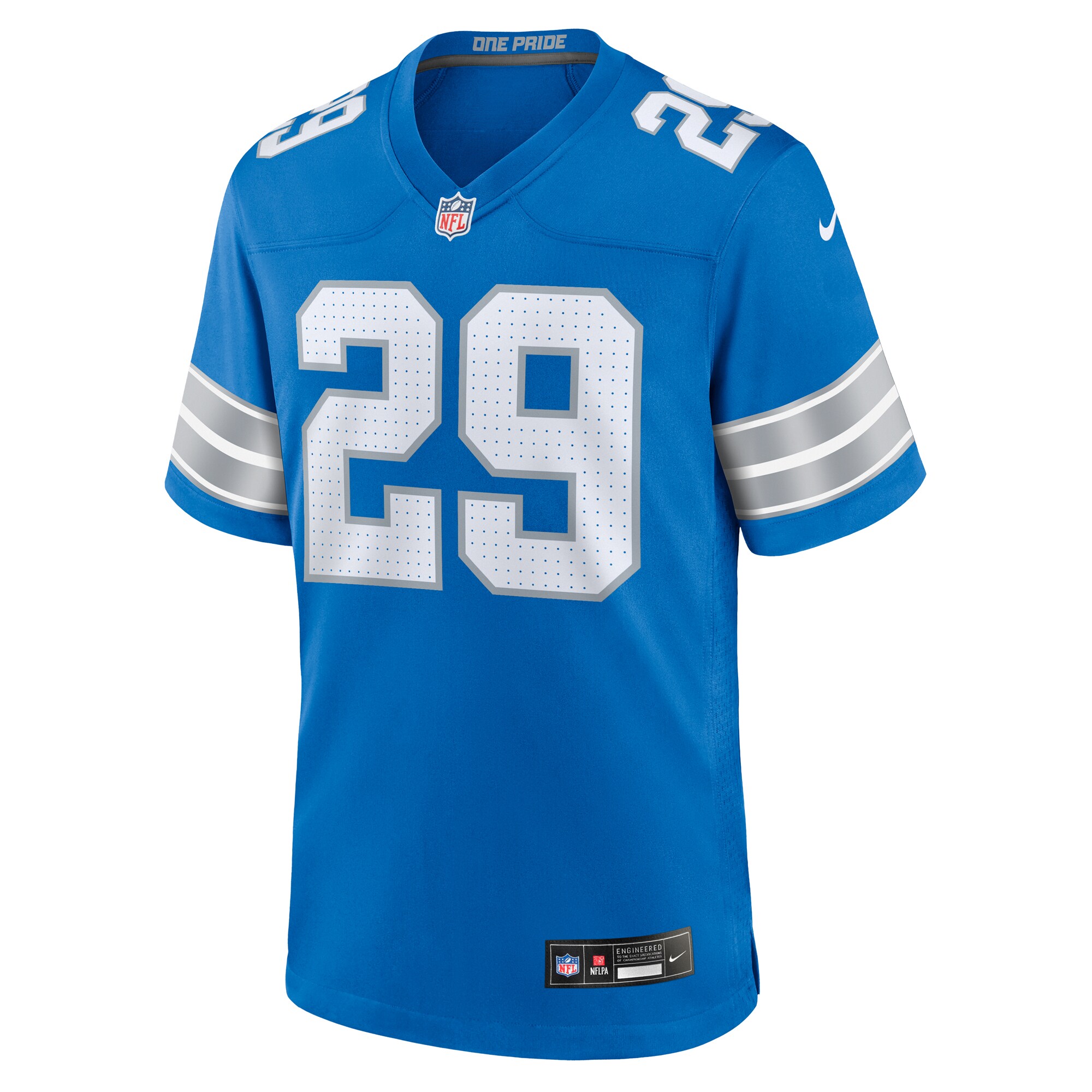 Kindle Vildor Detroit Lions Nike Team Game Jersey -  Blue