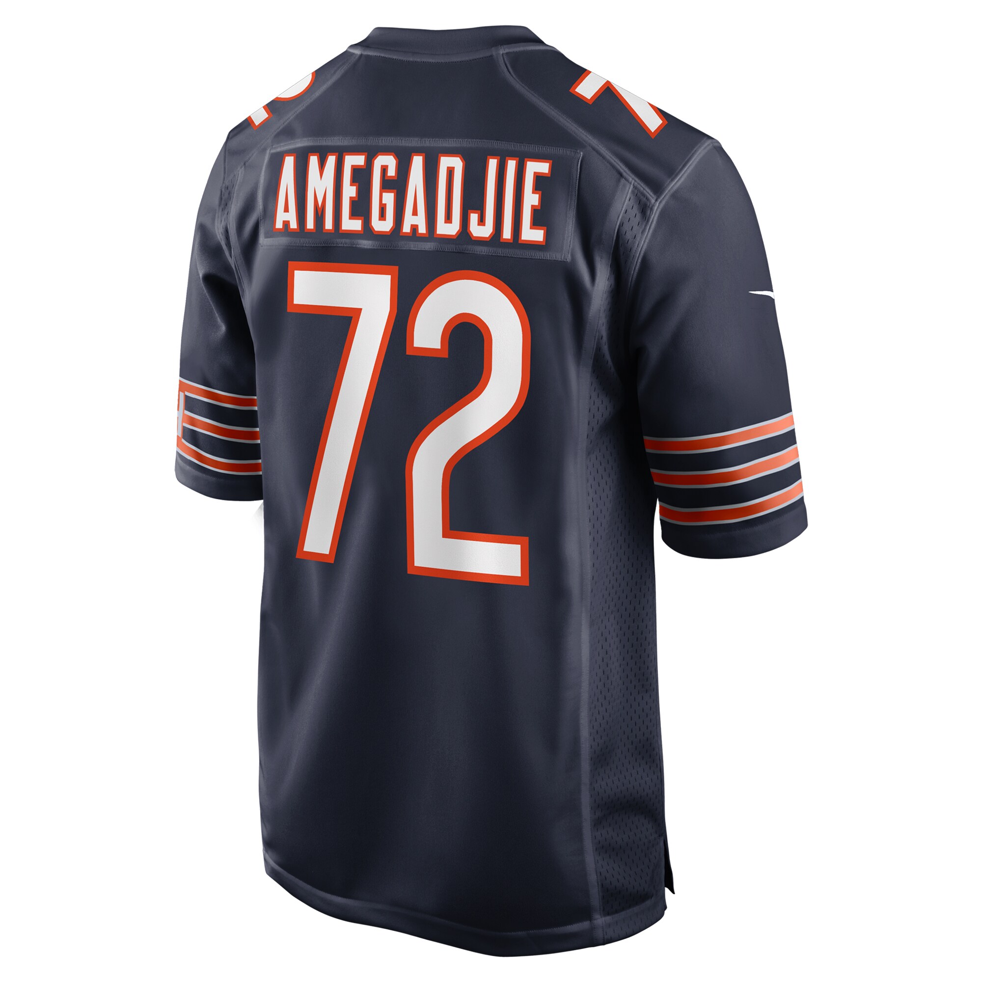 Kiran Amegadjie Chicago Bears Nike  Game Jersey -  Navy