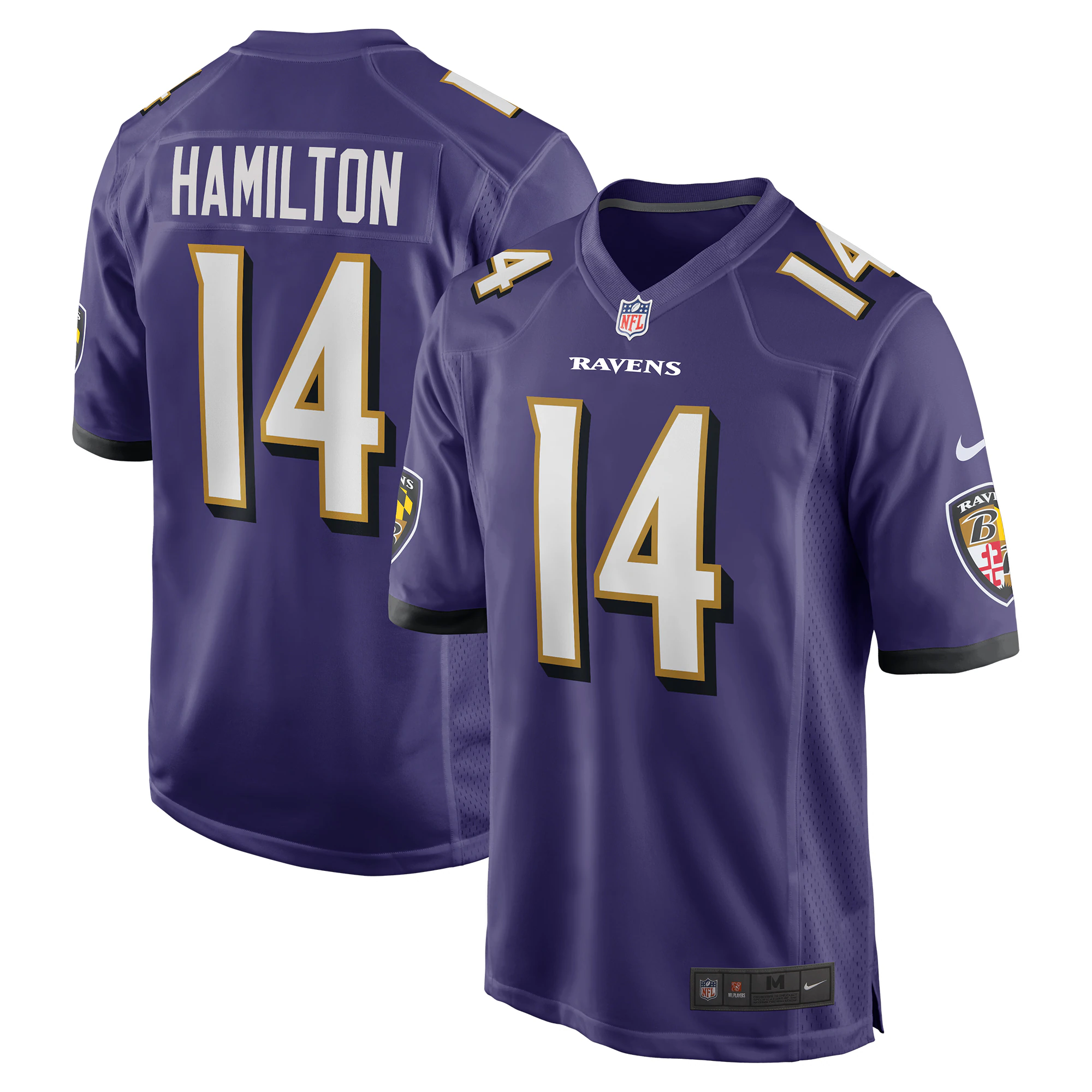 Kyle Hamilton Baltimore Ravens Nike Player Game Jersey – Purple