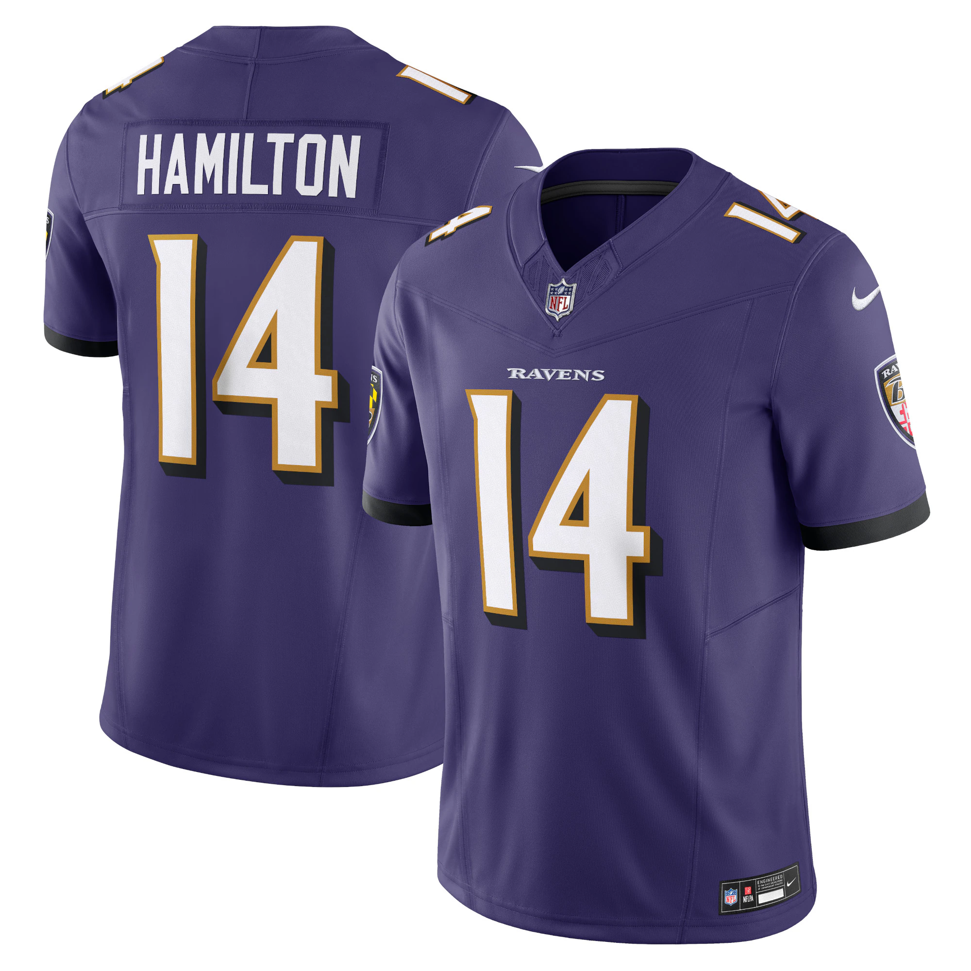 Nike Kyle Hamilton Ravens Jersey | Ultimate #14 Fan Gear 2024