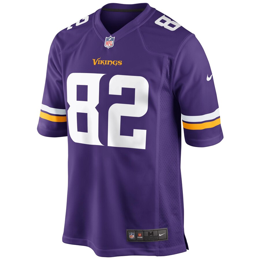 Kyle Rudolph Minnesota Vikings Nike Youth Team Color Game Jersey - Purple
