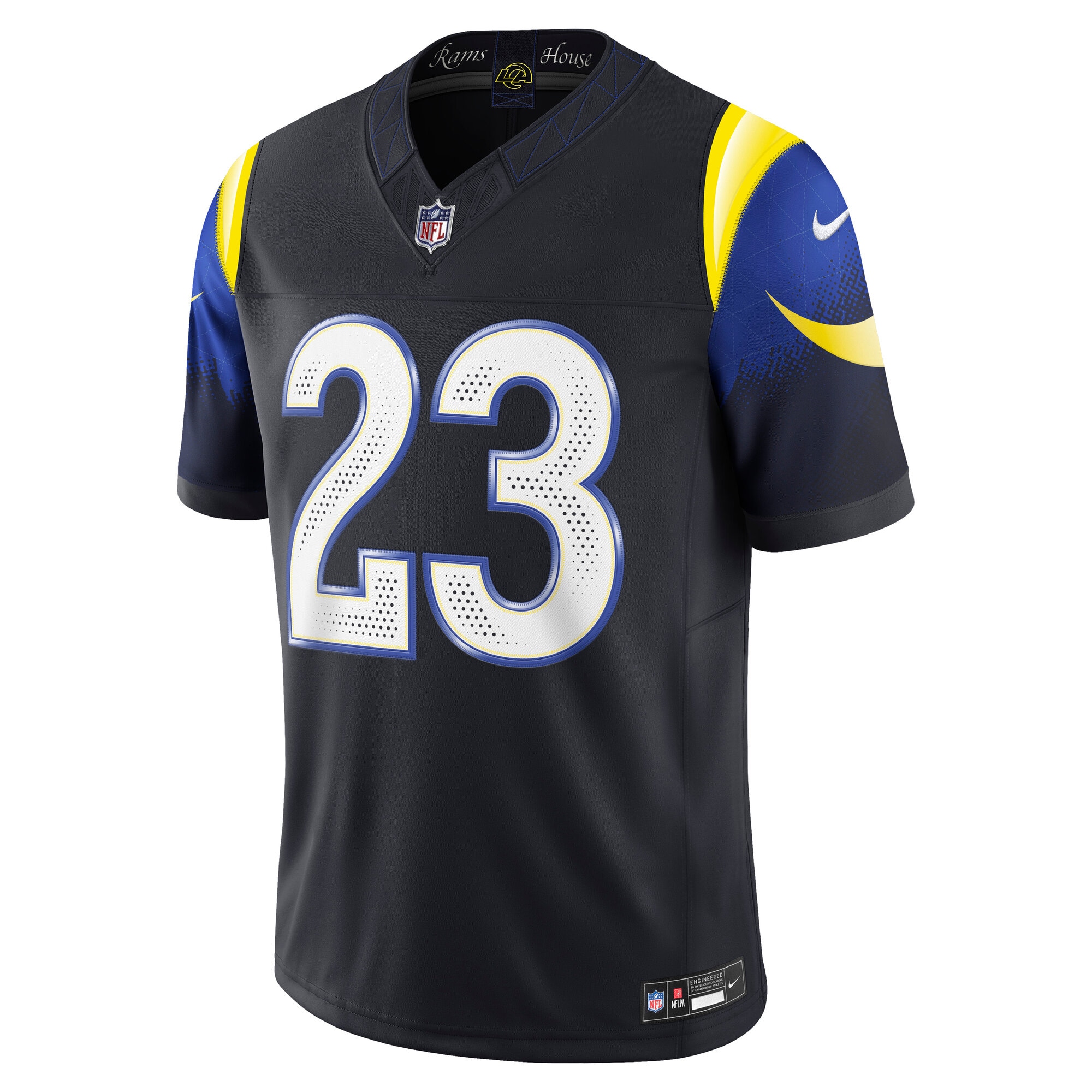 Kyren Williams Los Angeles Rams Nike 2025 Rivalries Collection Limited Jersey – Midnight Blue