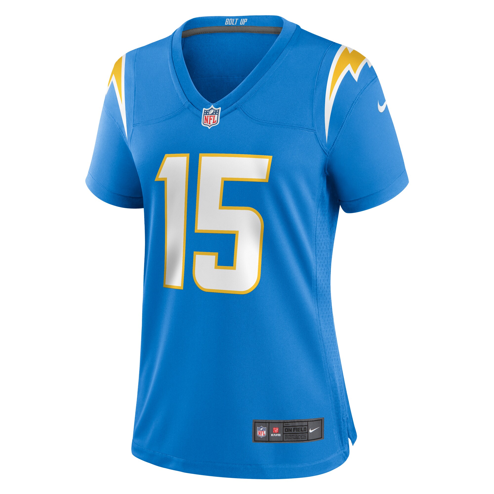 Ladd McConkey Los Angeles Chargers Nike Women's  Game Jersey -  Powder Blue