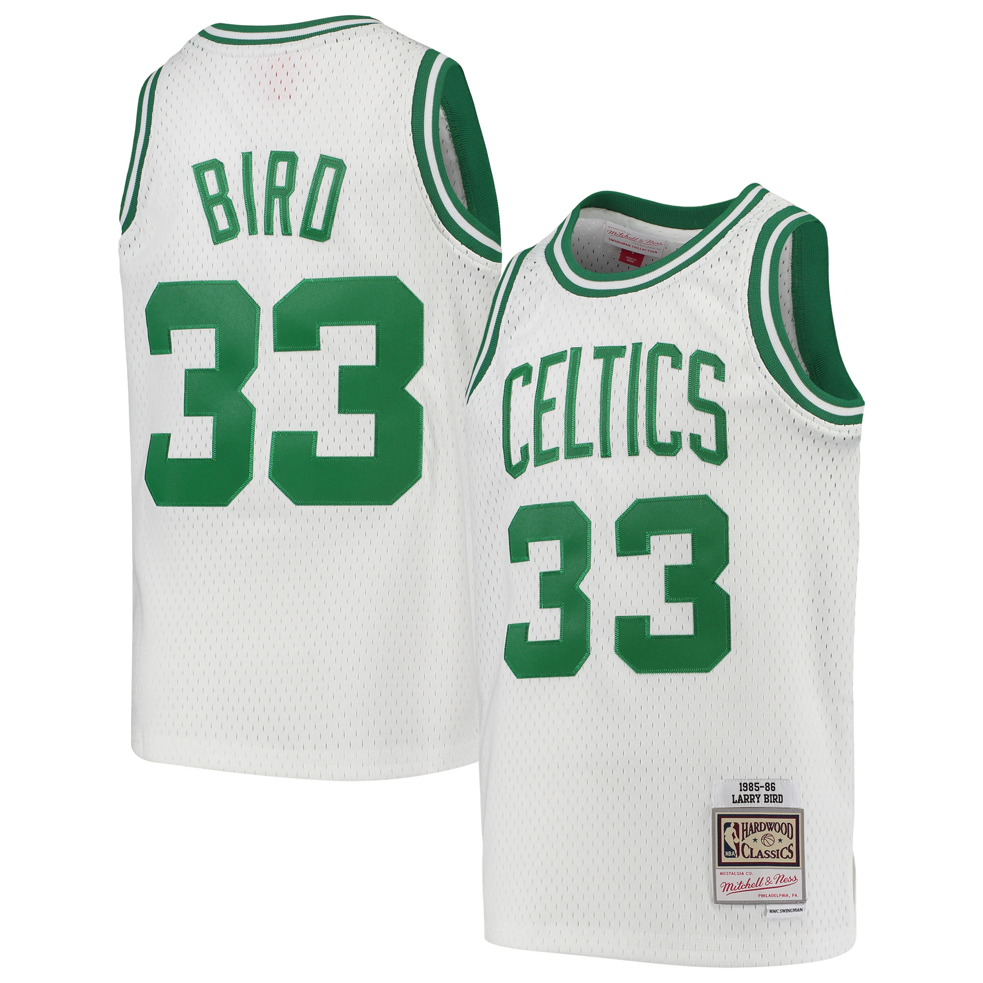Larry Bird 1985 Swingman Jersey - Premium Mitchell & Ness #33 Celtics