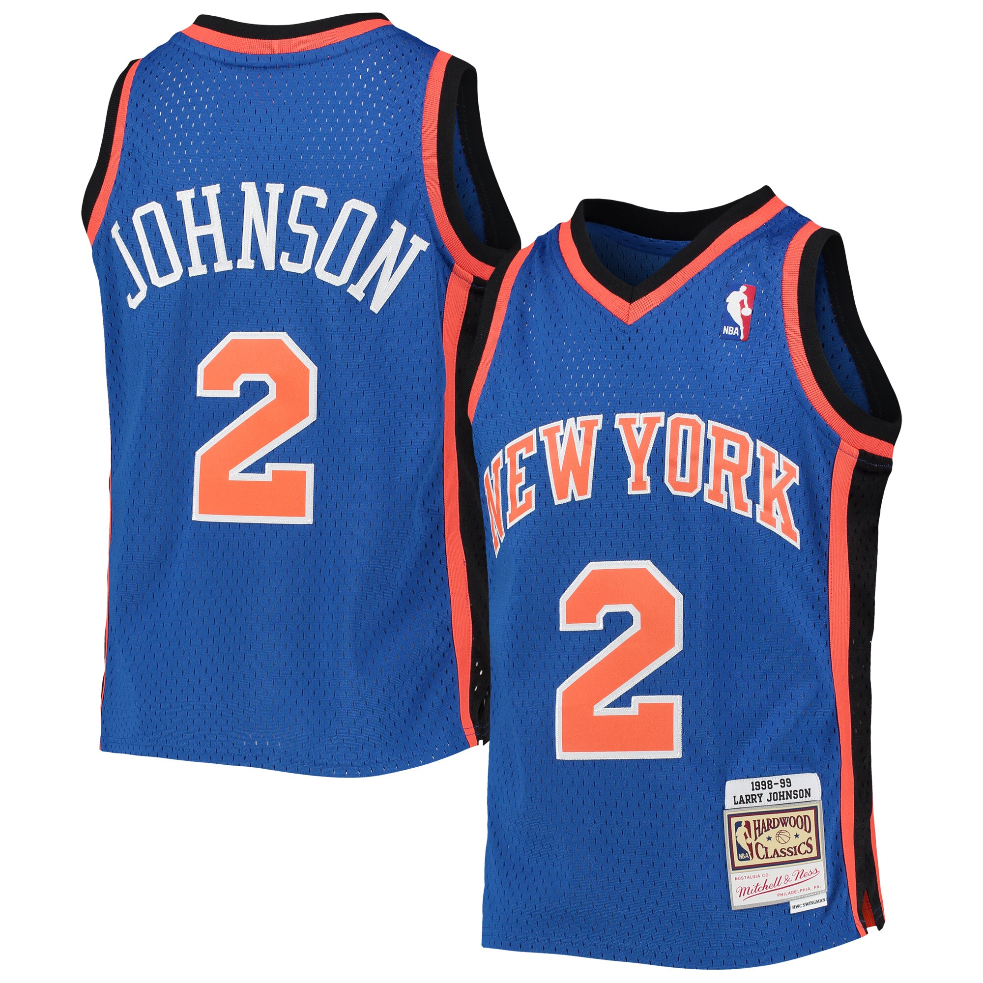 Mitchell & Ness Larry Johnson Youth Jersey - Amazing 1998/99 Knicks Classic