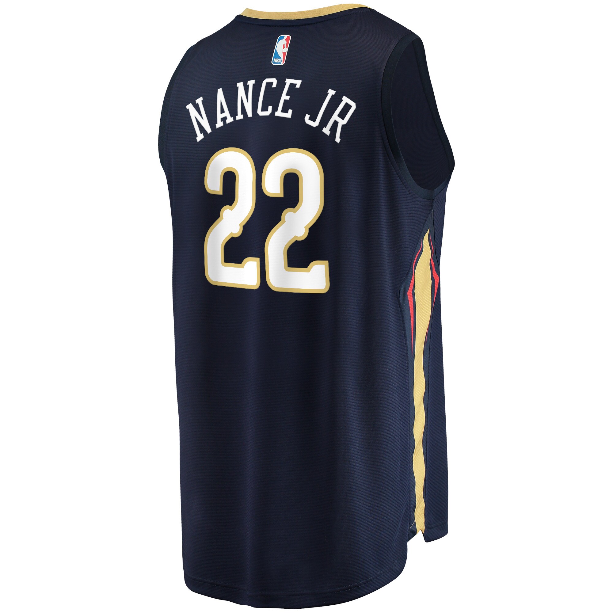 Larry Nance Jr. Pelicans Navy Jersey - Ultimate Fanatics Replica 2024