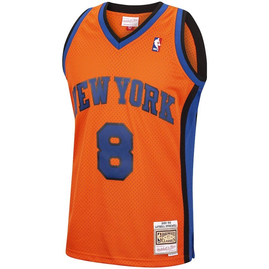 Latrell Sprewell Knicks Jersey 1998-99 Mitchell & Ness – Premium Fan Collectible