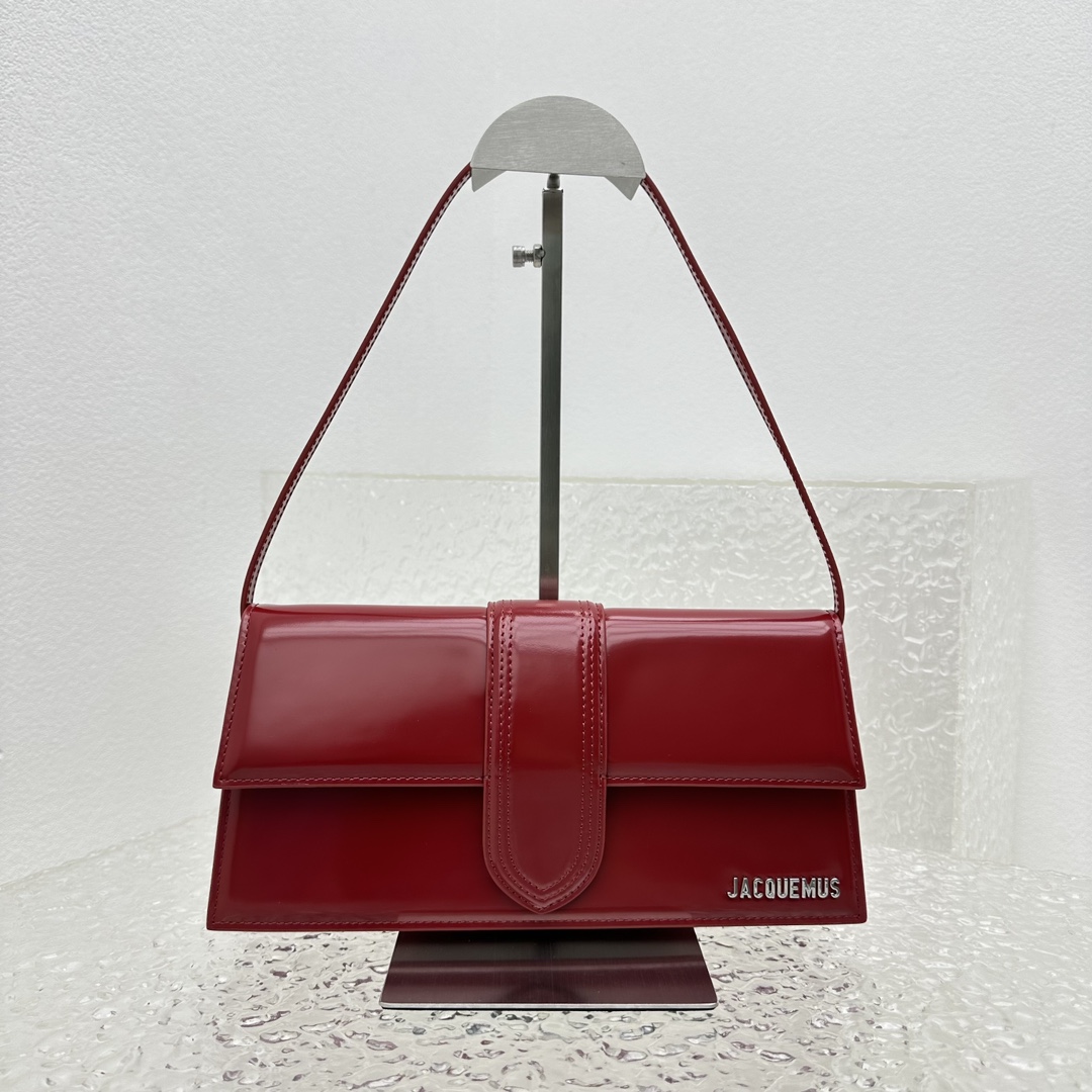 Le Bambino Long Bag - Jacquemus - Leather - Red