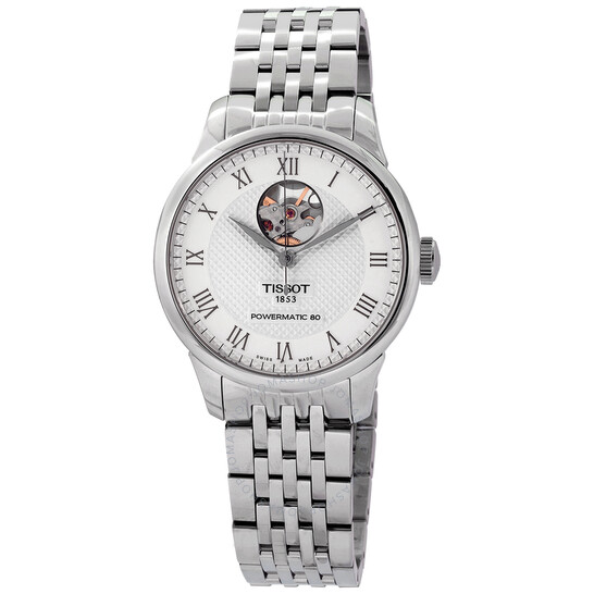 Le Locle Automatic Open Heart Silver Dial Men's Watch