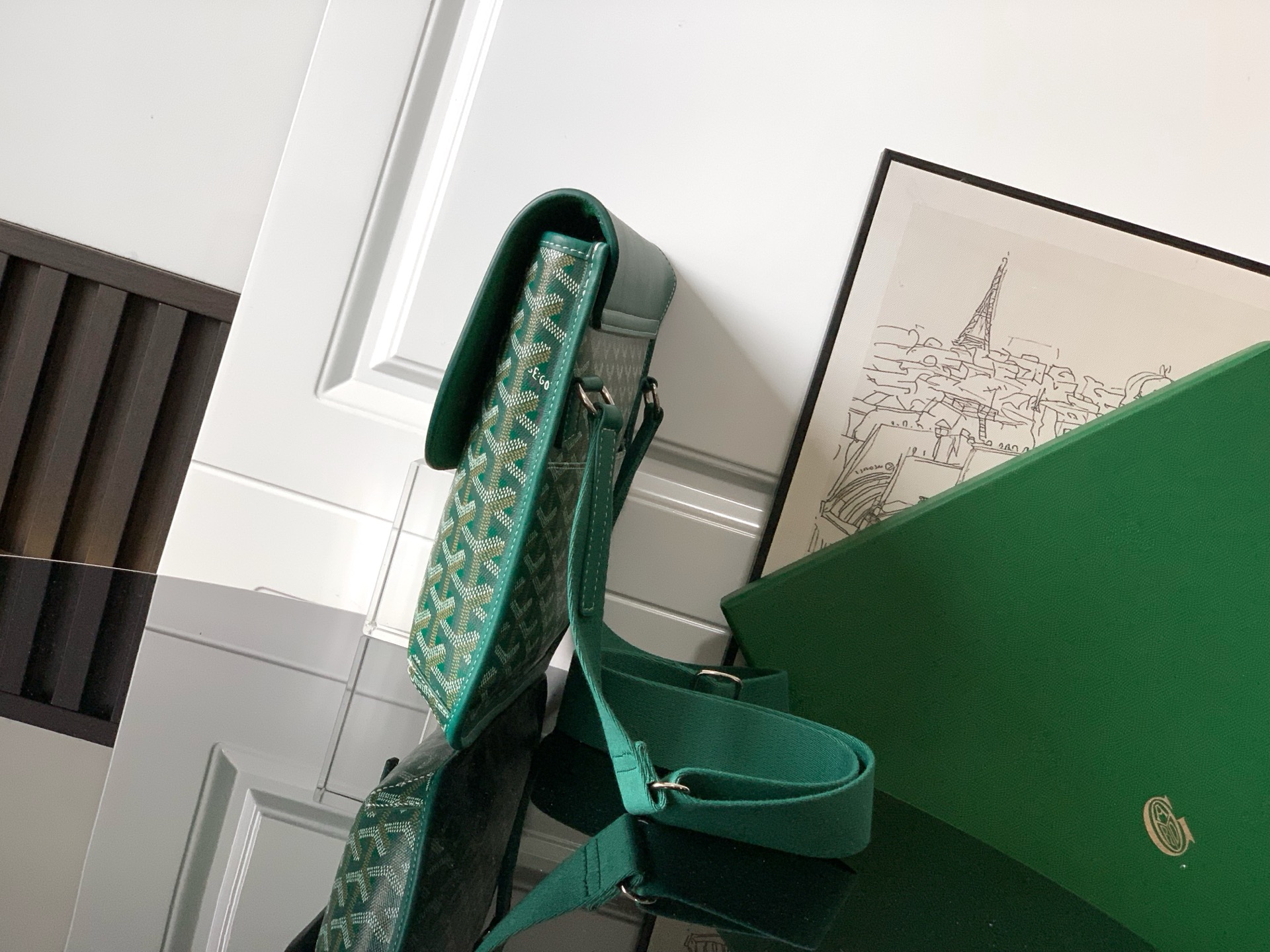 Leather handbag Goyard Green in Leather - 55874319