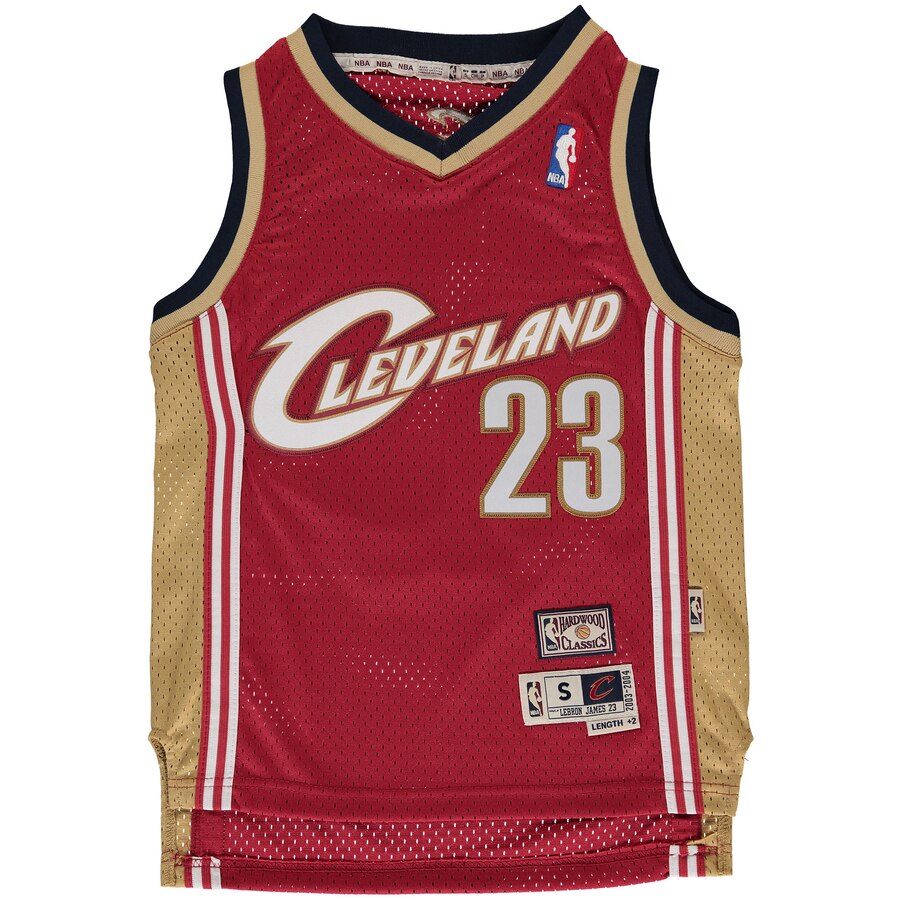 LeBron James Youth Hardwood Classics Jersey - Ultimate Mitchell & Ness #23 Cavs 2003