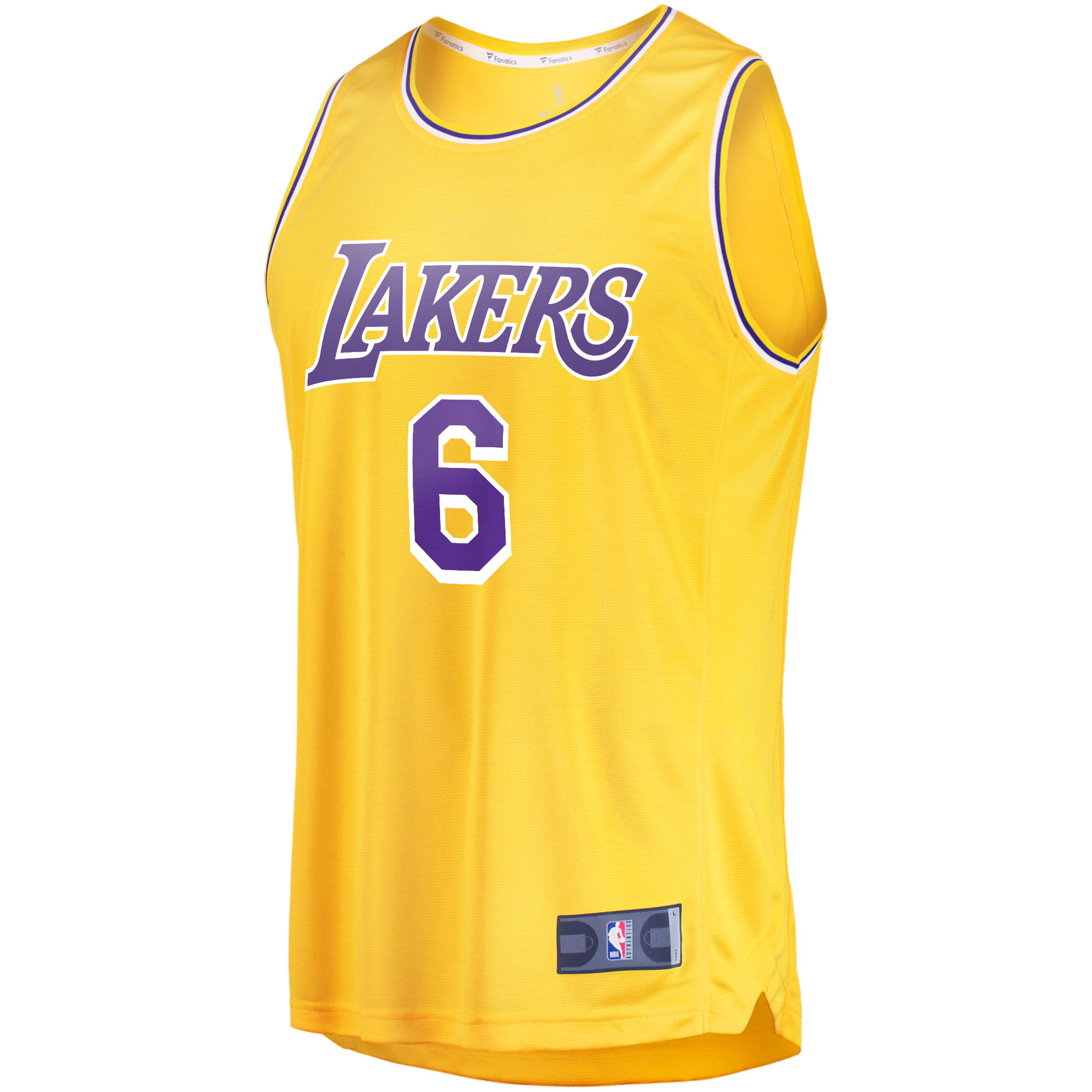 LeBron James Los Angeles Lakers Fanatics Branded 2021/22 Fast Break Replica Jersey – Icon Edition – Gold