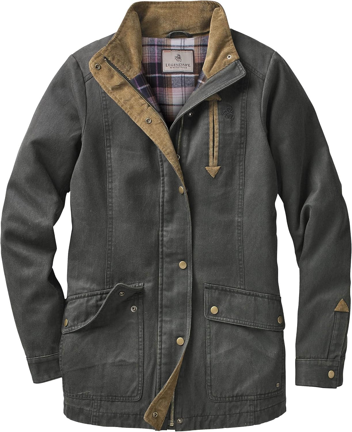 Legendary Whitetails Women’s Shirt Jacket Long Sleeve Flannel Lined