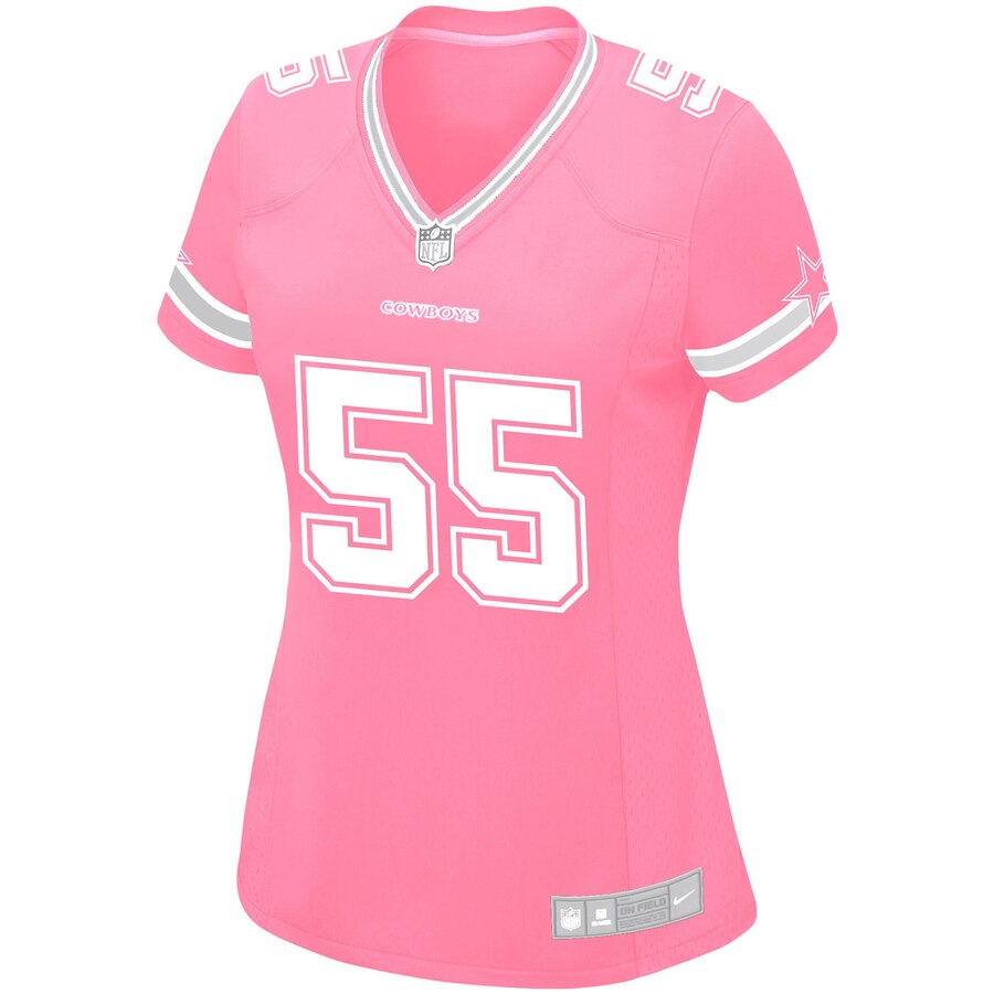 Leighton Vander Esch Dallas Cowboys Nike Women's Game Jersey - Pink