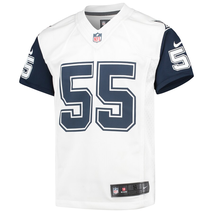 Leighton Vander Esch Dallas Cowboys Nike Youth Color Rush Game Jersey - White