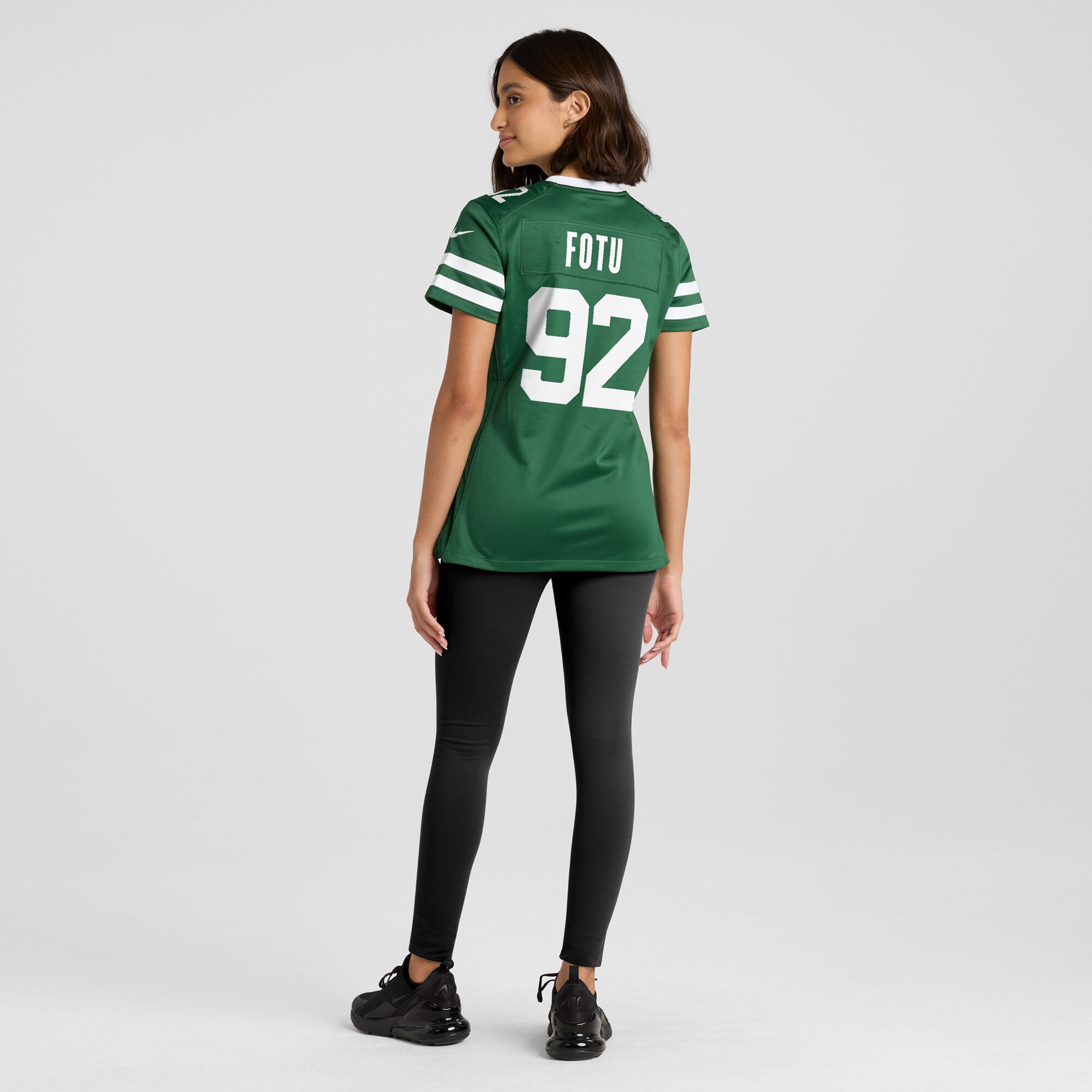 Leki Fotu New York Jets Nike Women's Team Game Jersey - Legacy Green