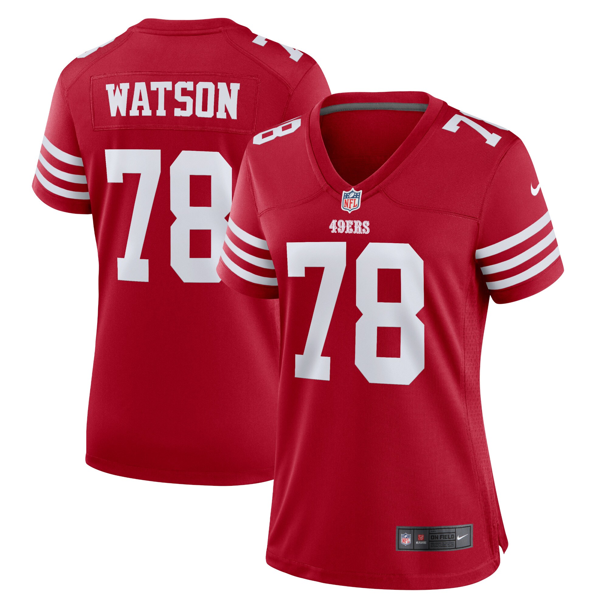 Leroy Watson San Francisco  Nike Women's Home Game Player Jersey - Scarlet