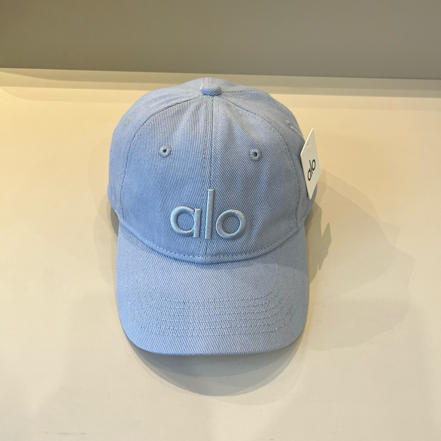 ALO Yoga Light Blue Baseball Cap - Embroidered Logo