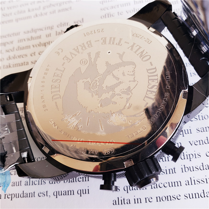 Diesel Blue Chronograph Watch - Diesel Only The Brave Blue Dial - Image 2