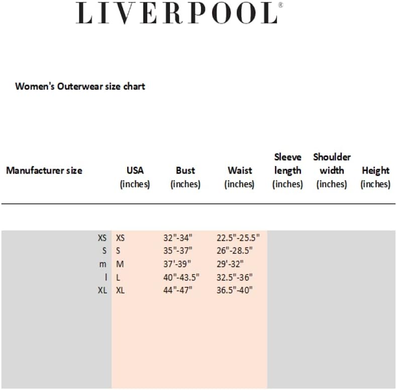 Liverpool Women’s Classic Jean Jacket High Performance Denim