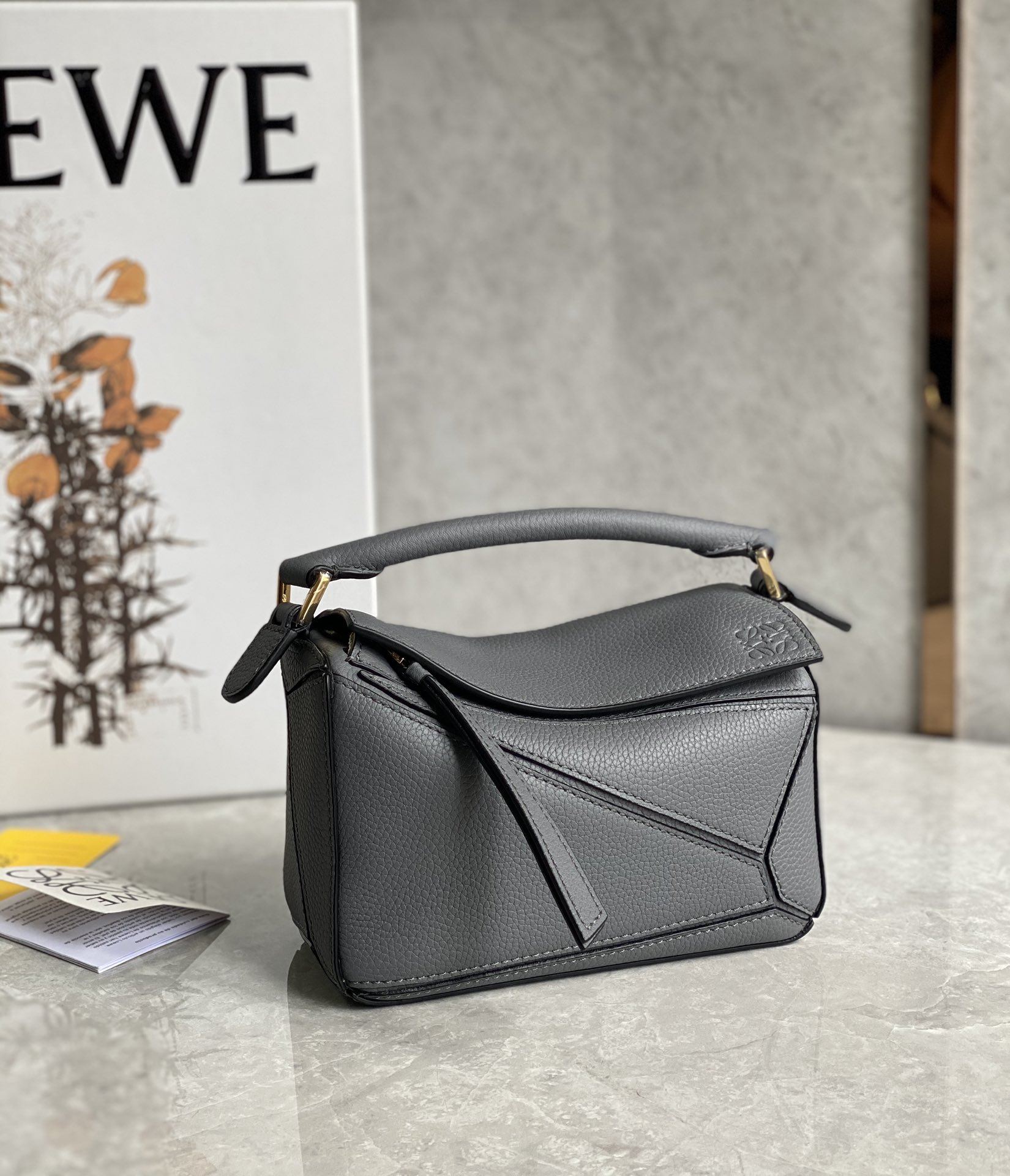 Loewe Gray Puzzle Bag