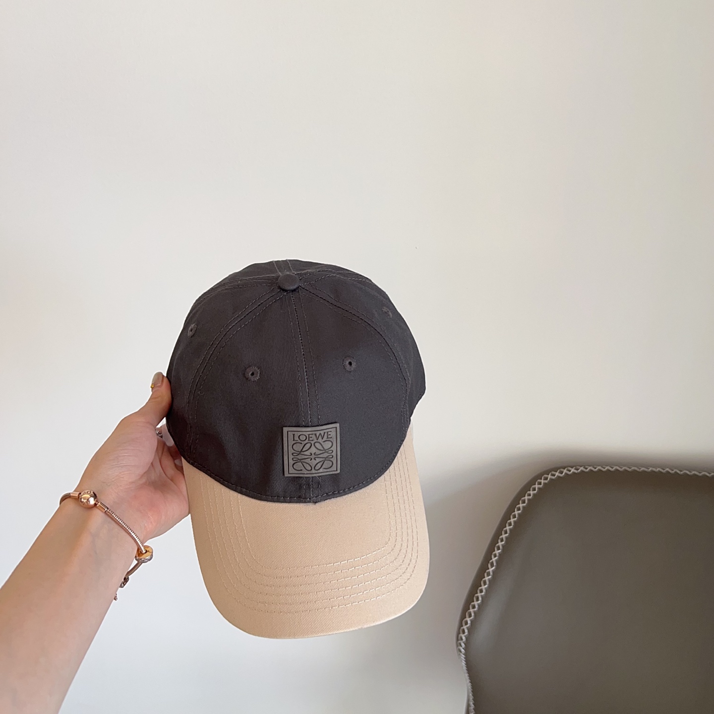 Loewe Two-Tone Baseball Cap - Loewe Two-Tone Canvas Baseball Cap