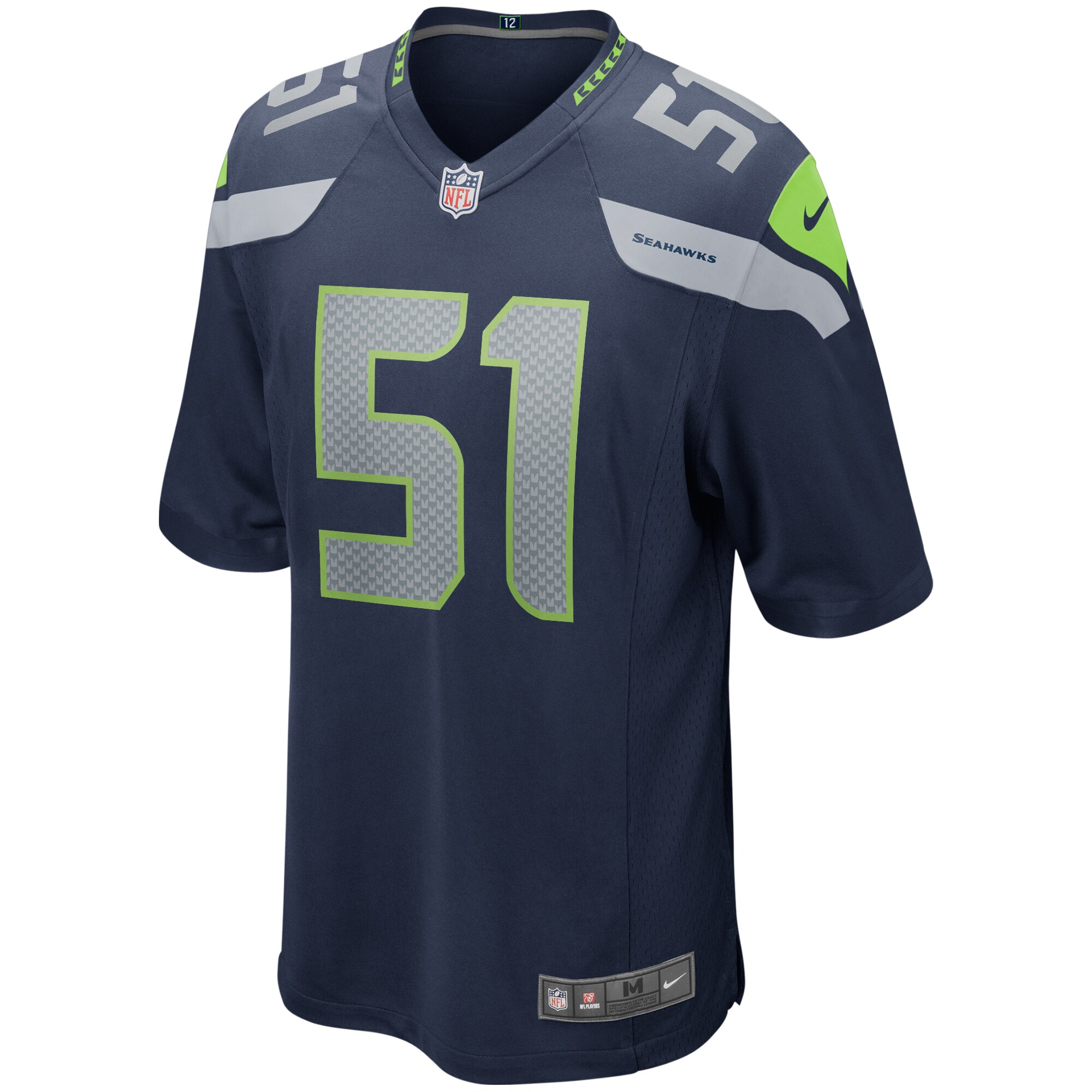 Lofa Tatupu Seattle Seahawks Nike Game Retired Player Jersey – College Navy