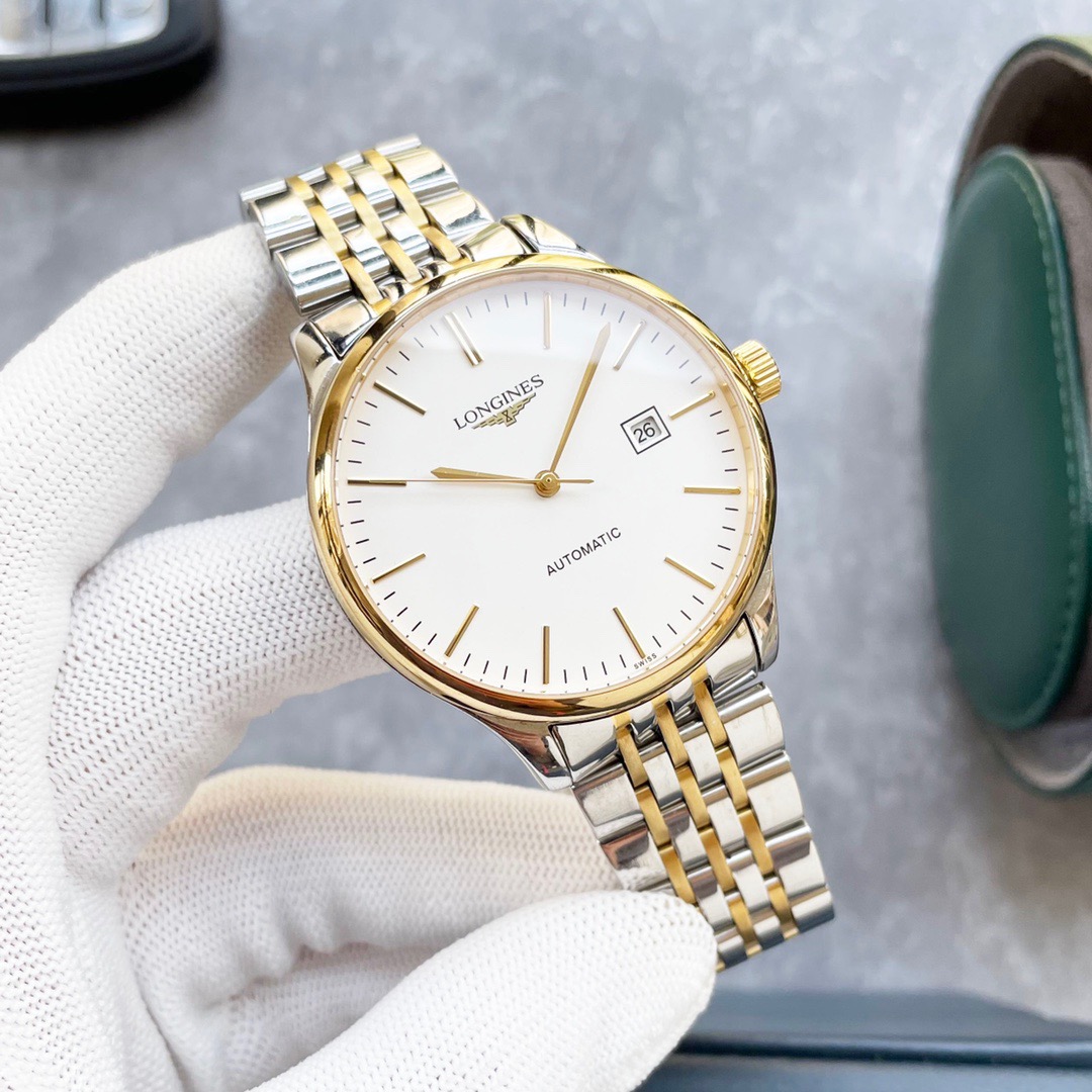 white Longines Elegant Two-Tone - Longines Elegant Two-Tone - White